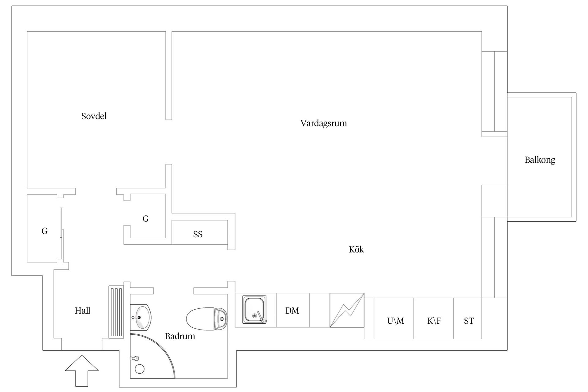Bostadsrätt, Sysslomansgatan 26, 2 Tr, Kungsholmen - Fridhemsplan, Stockholm