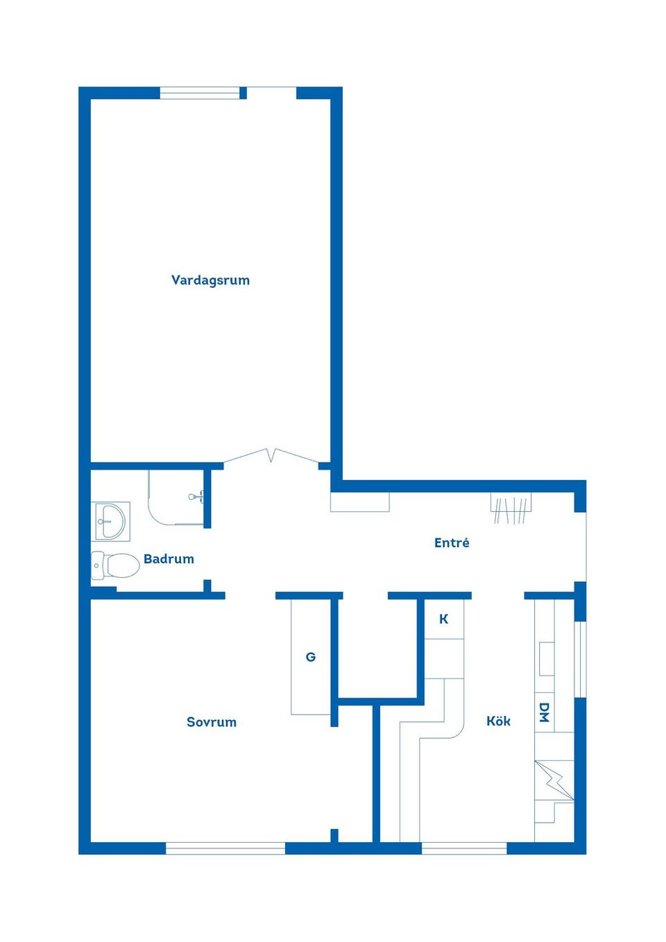 Bostadsrätt, Sparvgatan 1 B, Osby - Centralt, Osby