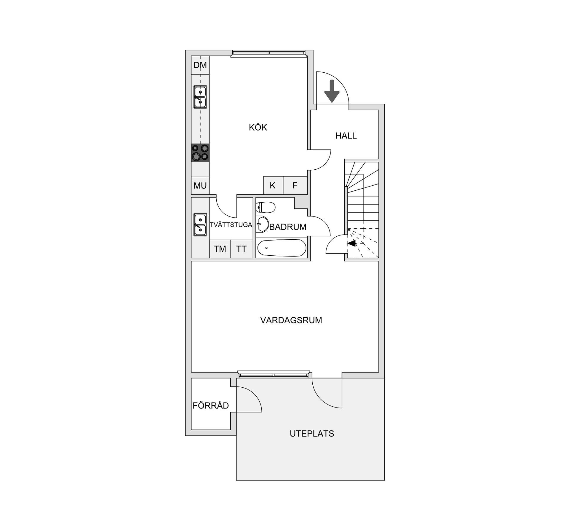 Bostadsrätt, Radhus, Fönvindsvägen 28, Tallboda, Linköping