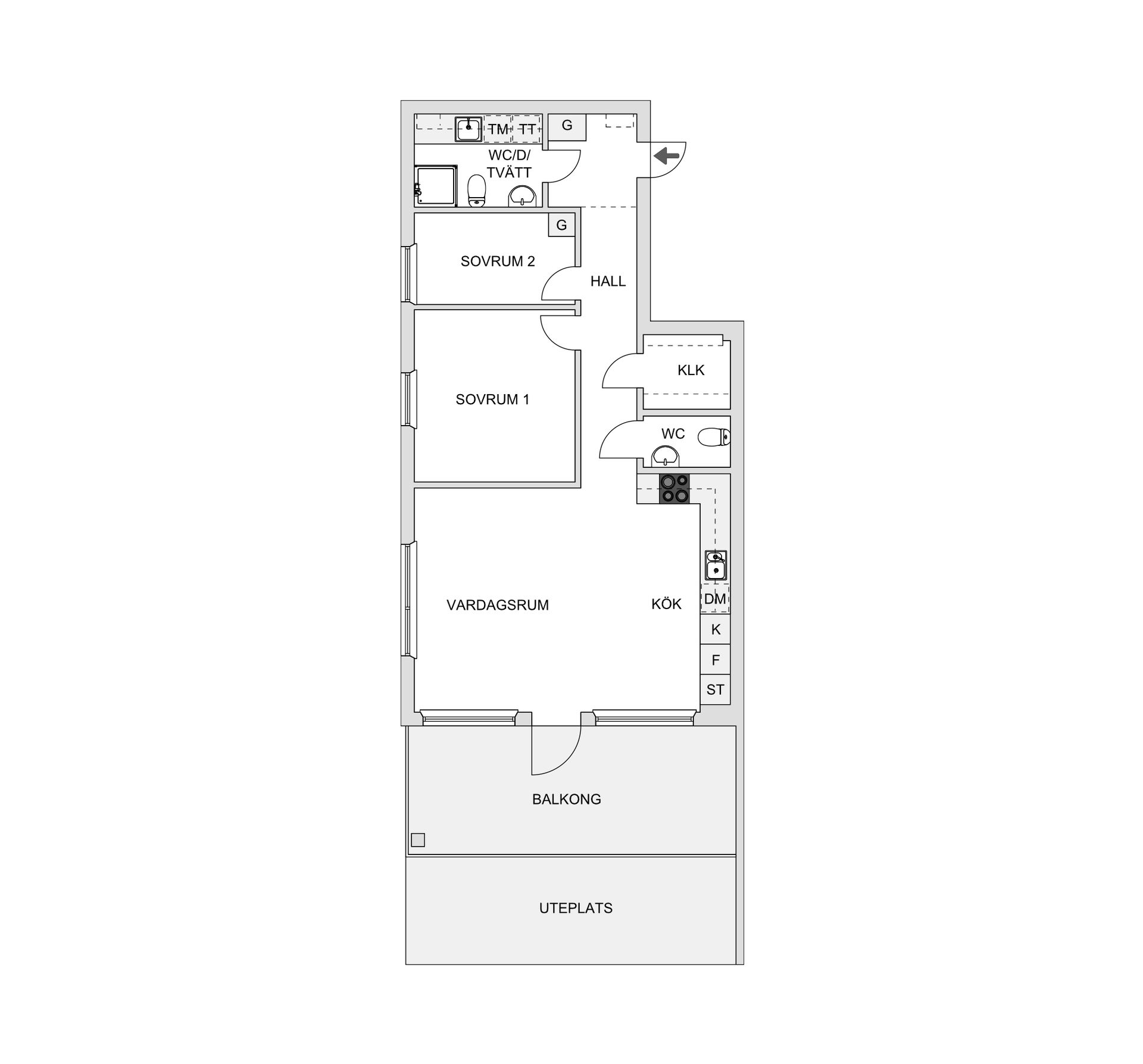 Bostadsrätt, Järvedsvägen 20A, Järved, Örnsköldsvik