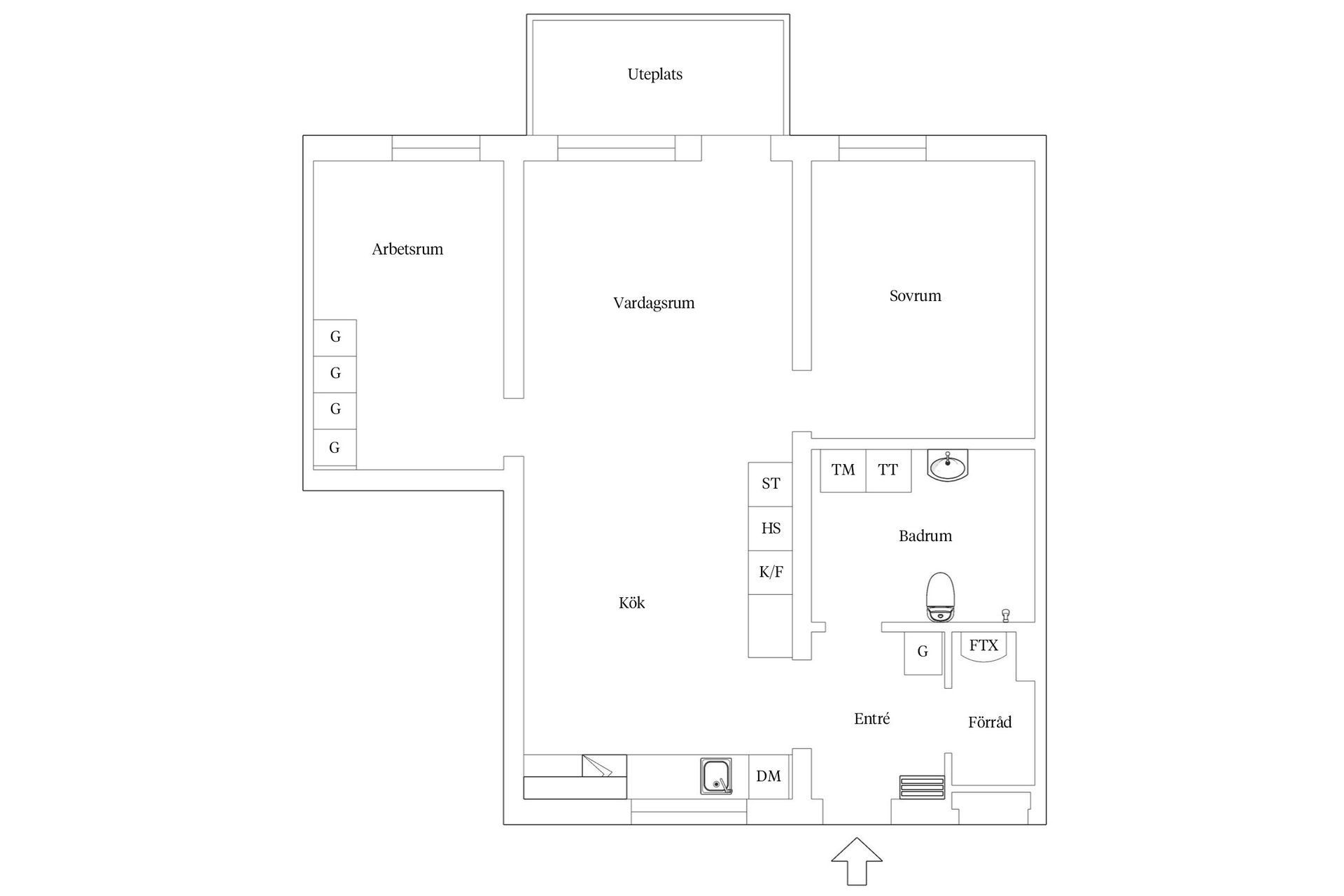 Bostadsrätt, Axel Quidings gata 6C, Växjö
