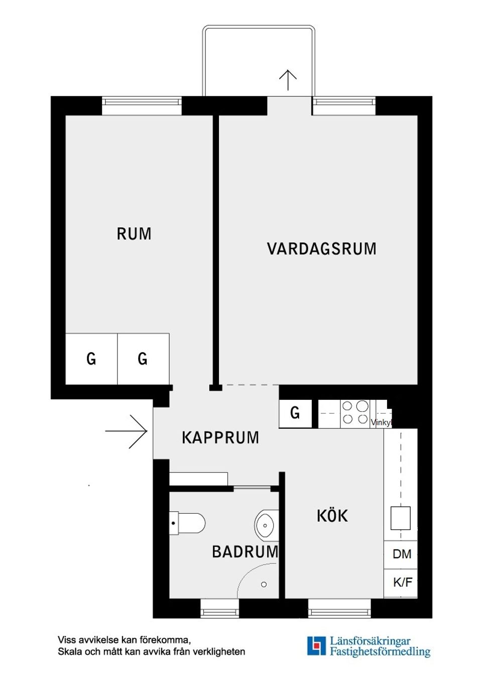 Bostadsrätt, Fredrikslundsvägen 3, vån 3, Bromma - Åkeslund, Stockholm