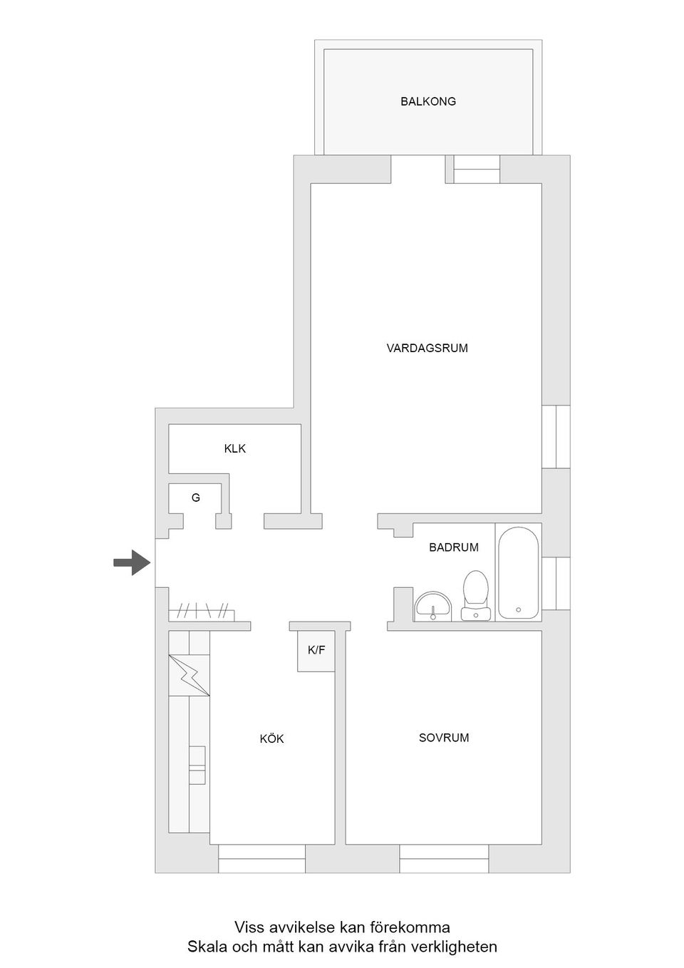 Bostadsrätt, Egnahemsvägen 6A, Tillberga, Västerås
