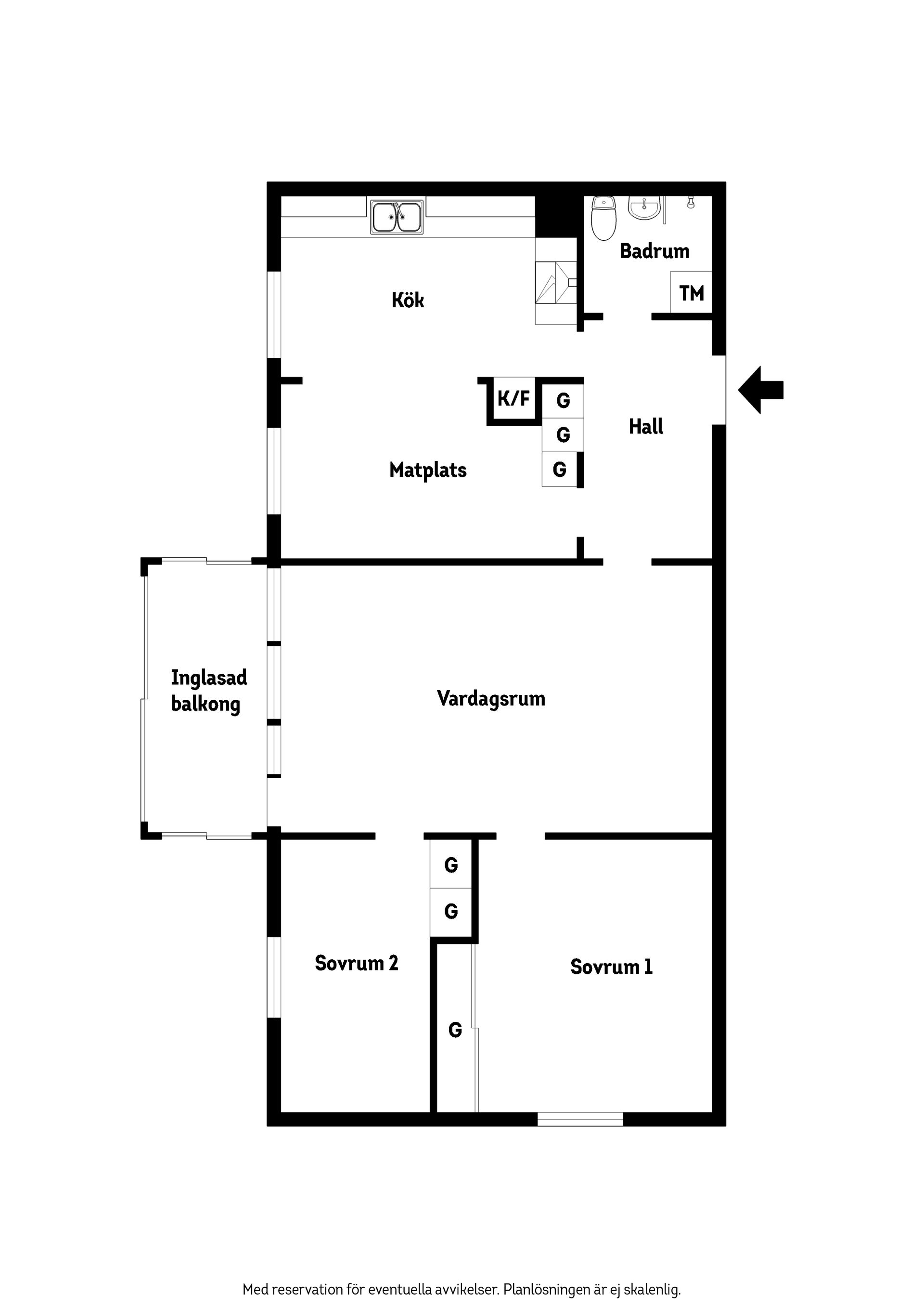 Bostadsrätt, Vångavägen 38, Centralt, Eslöv