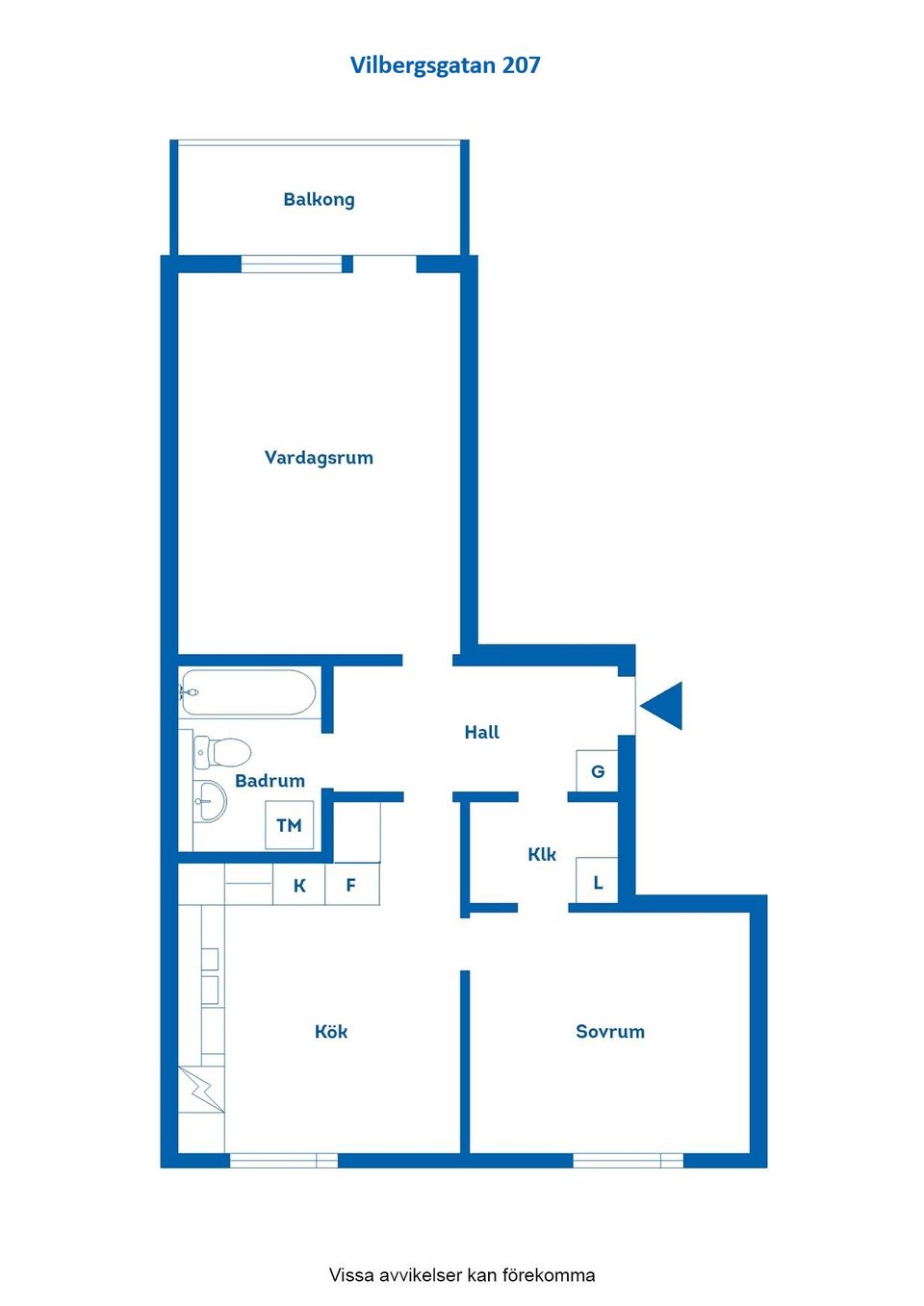 Bostadsrätt, Vilbergsgatan 207, Vilbergen, Norrköping