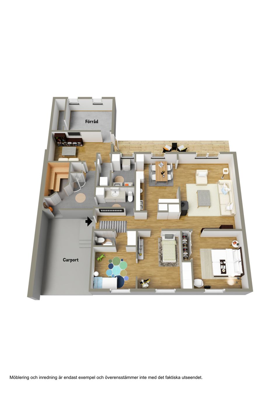 Villa, Radhus, Munkebergsgatan 39, Mjölkudden, Luleå