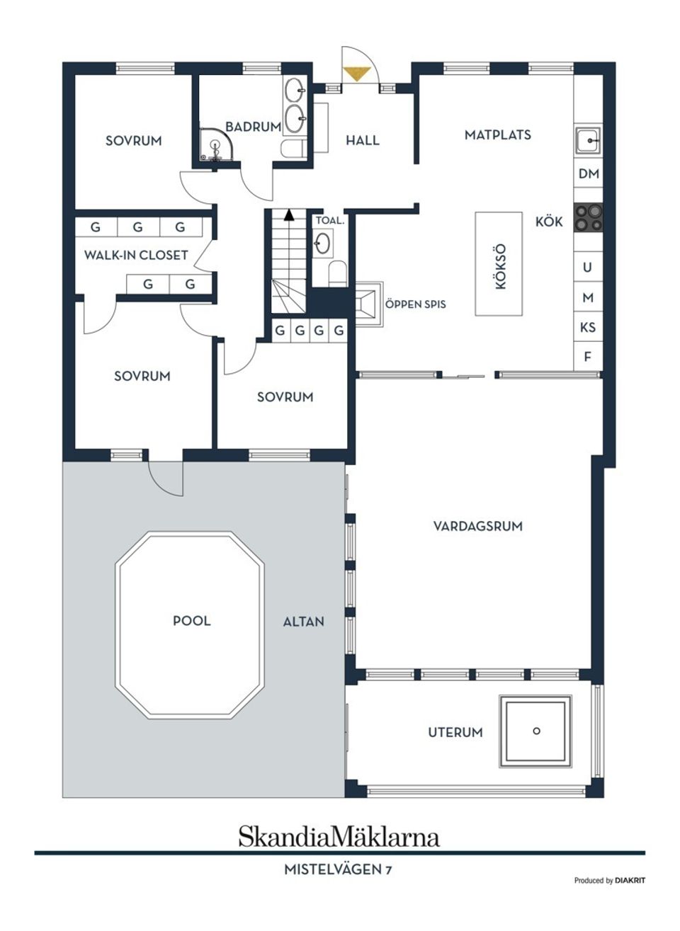 Villa, Mistelvägen 7, Bro, Upplands-Bro