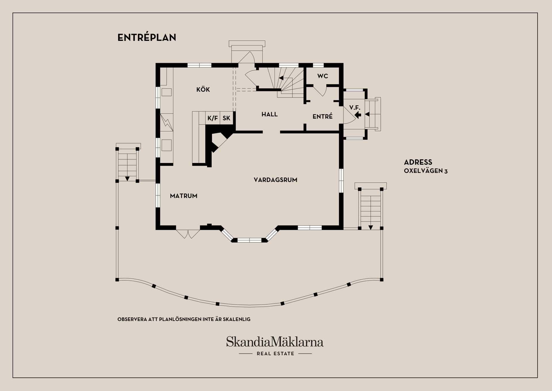 Villa, Oxelvägen 3, Askrike, Lidingö