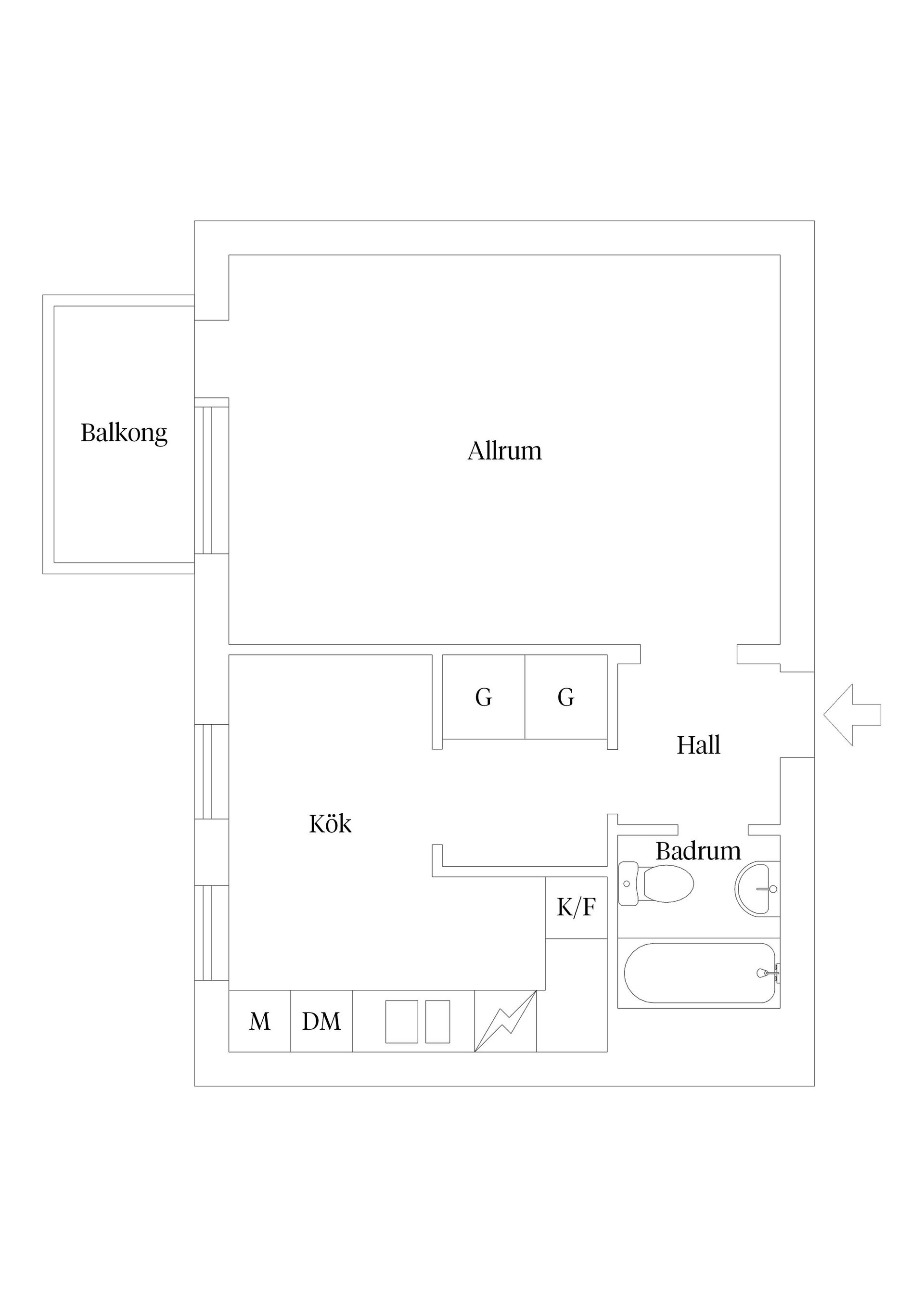 Bostadsrätt, Svartbäcksgatan 103B, Svartbäcken, Uppsala
