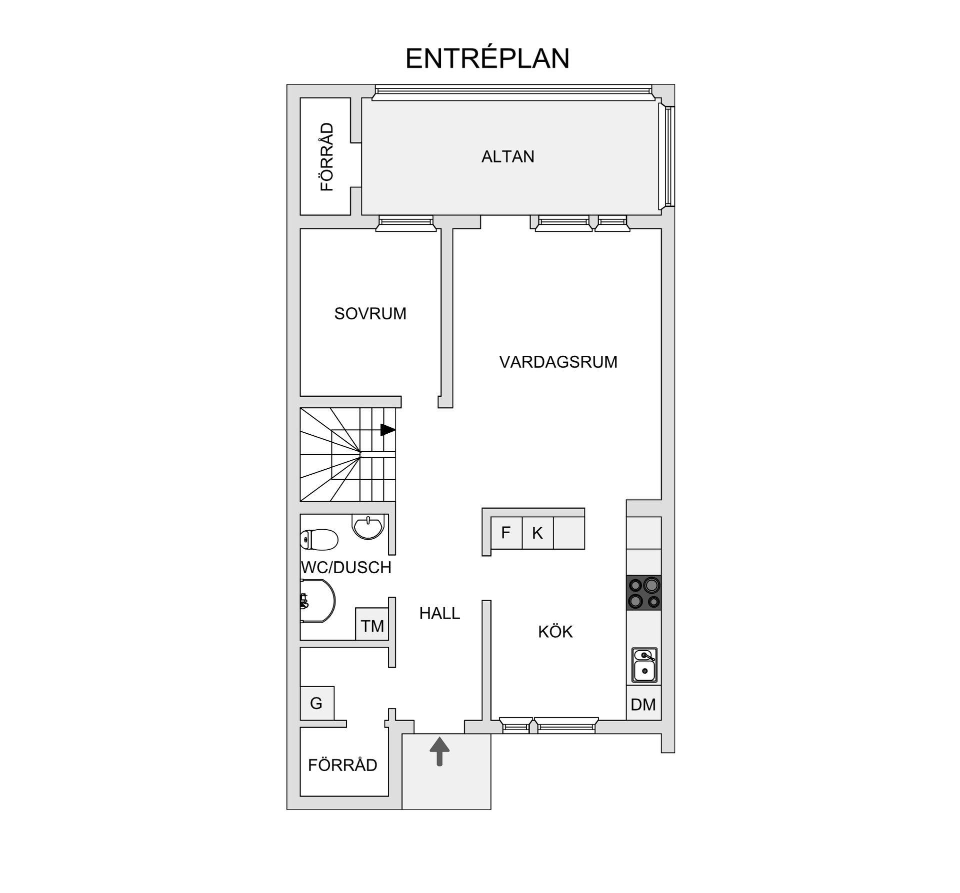 Bostadsrätt, Vålådalsgränd 18, Torvalla, Östersund