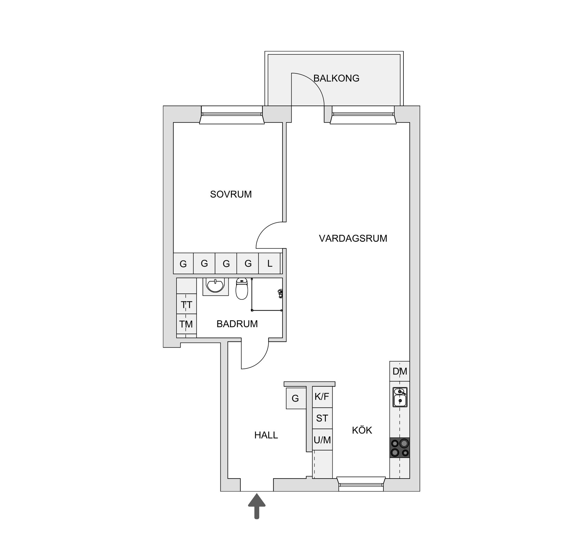 Bostadsrätt, Rudavägen 11, Fyllinge, Halmstad