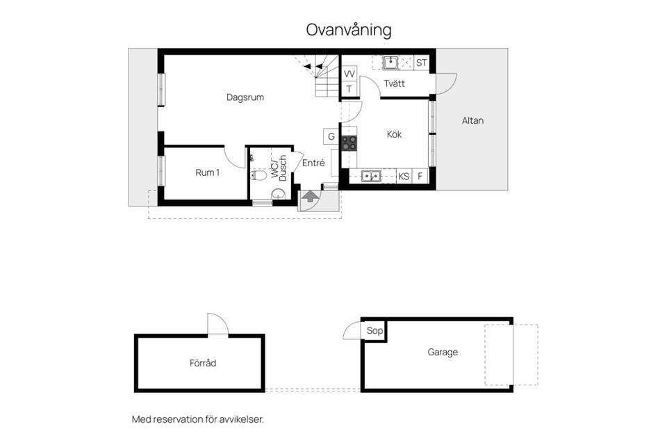 Radhus, Påskvägen 36, Sundsbruk, Sundsvall