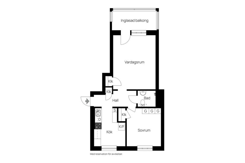Bostadsrätt, Hagagatan 19 C, Gamla staden, Lidköping