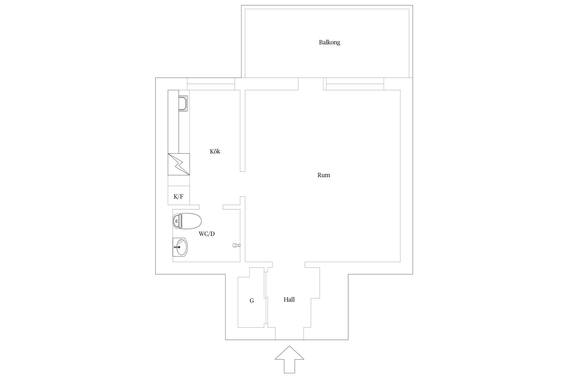 Bostadsrätt, Linnégatan 8, Centrum, Västerås