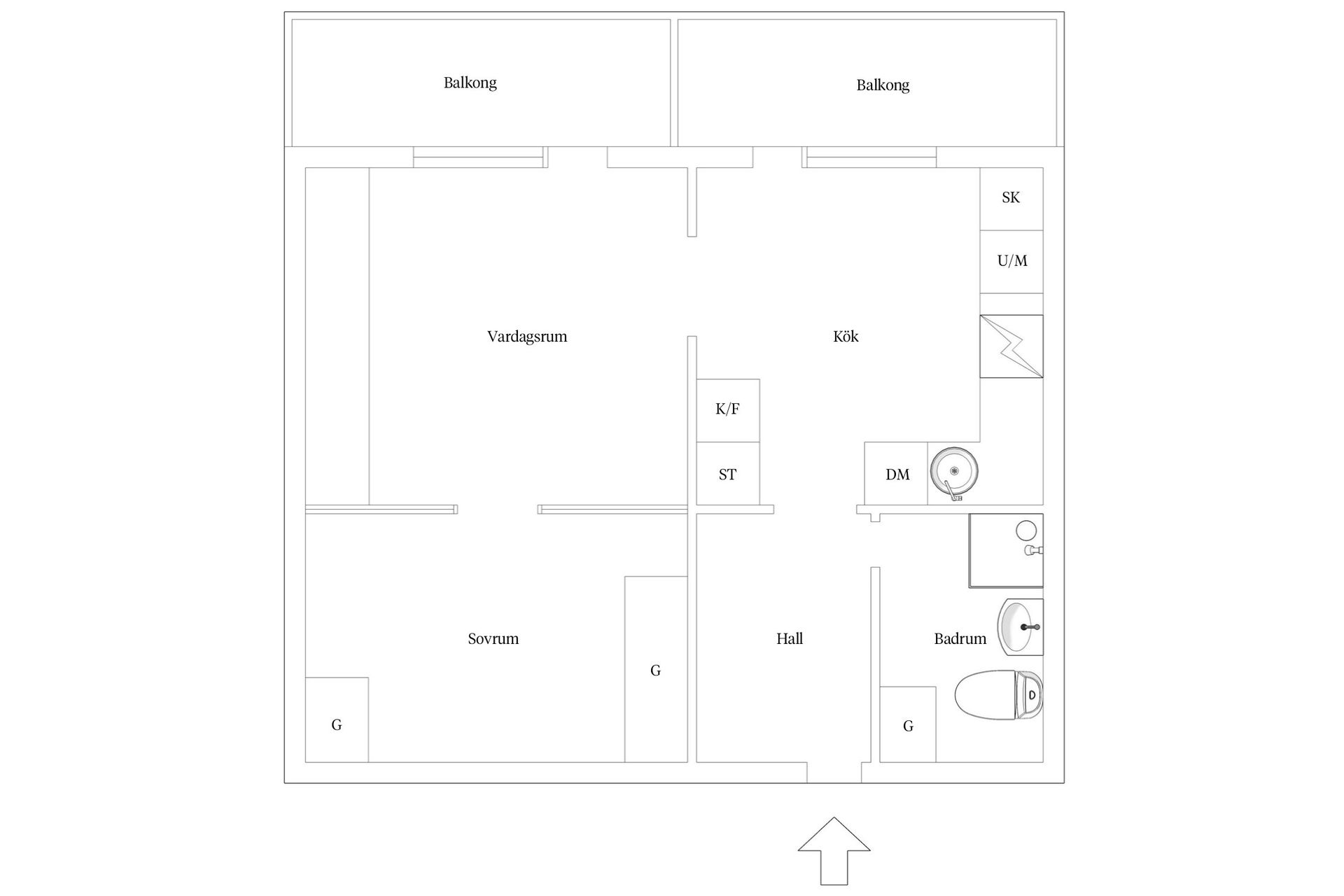 Bostadsrätt, Narvavägen 61, Hammarby, Västerås