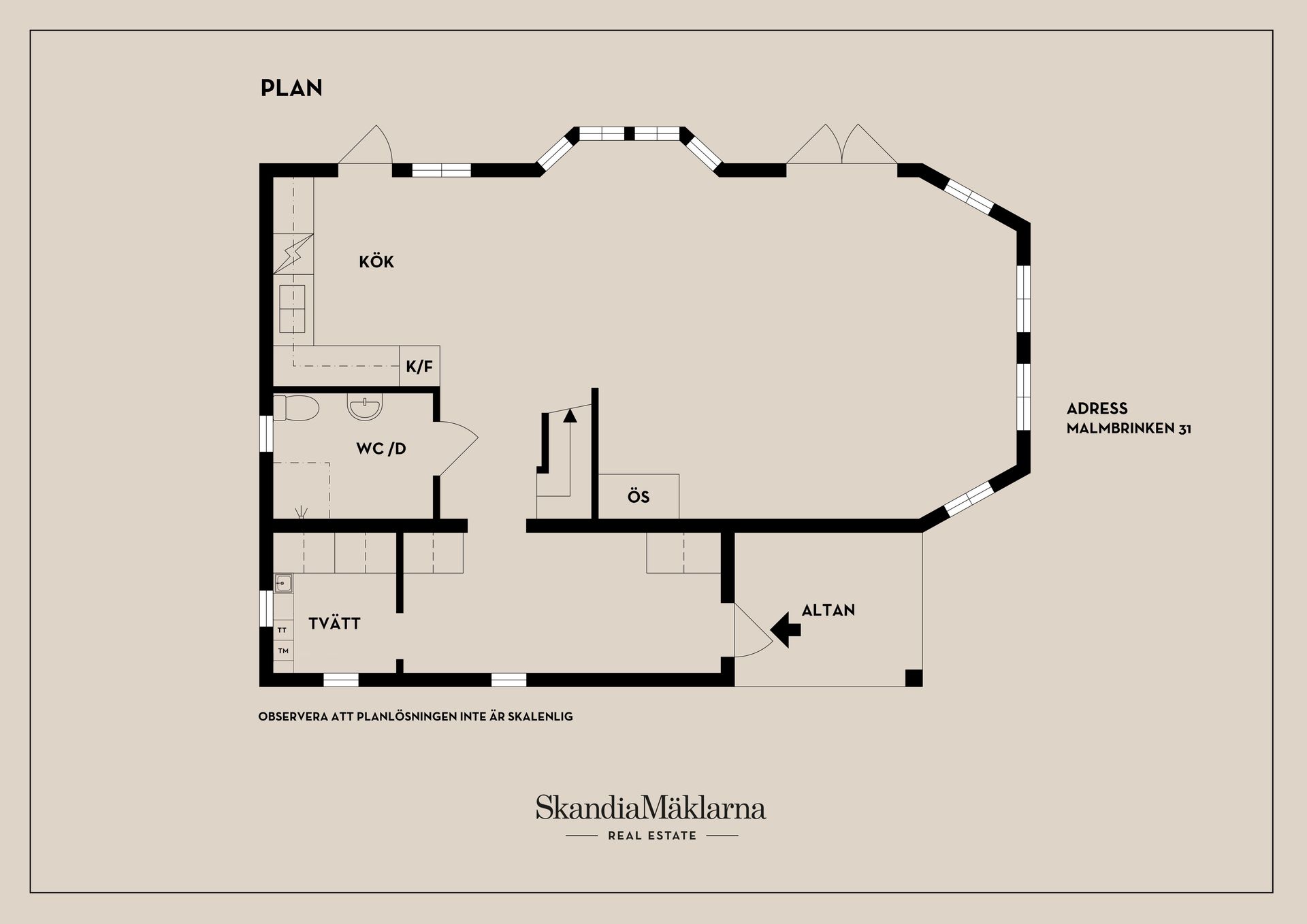 Villa, Malmbrinken 31, Gustavsvik, Nacka