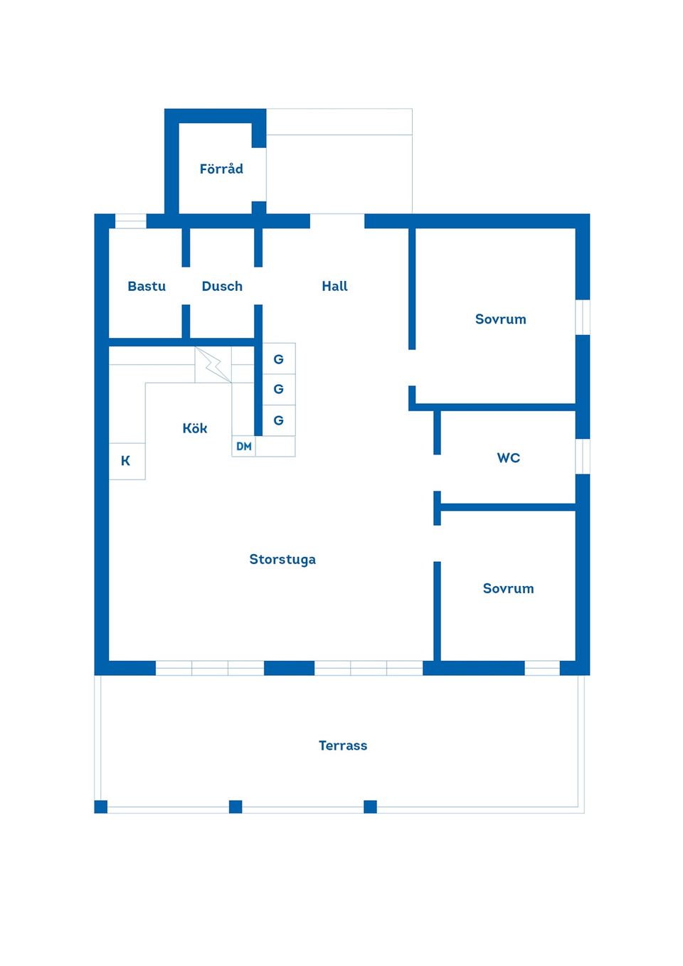 Bostadsrätt, Rödluvevägen 8O, Gesunda, Mora