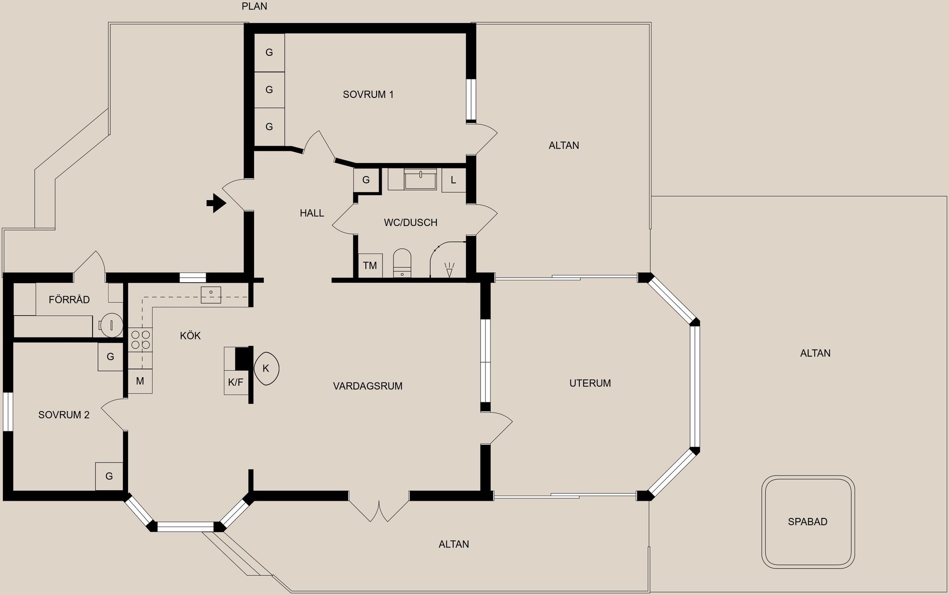 Villa, Lilla Lövviksvägen 11, Valdemarsvik