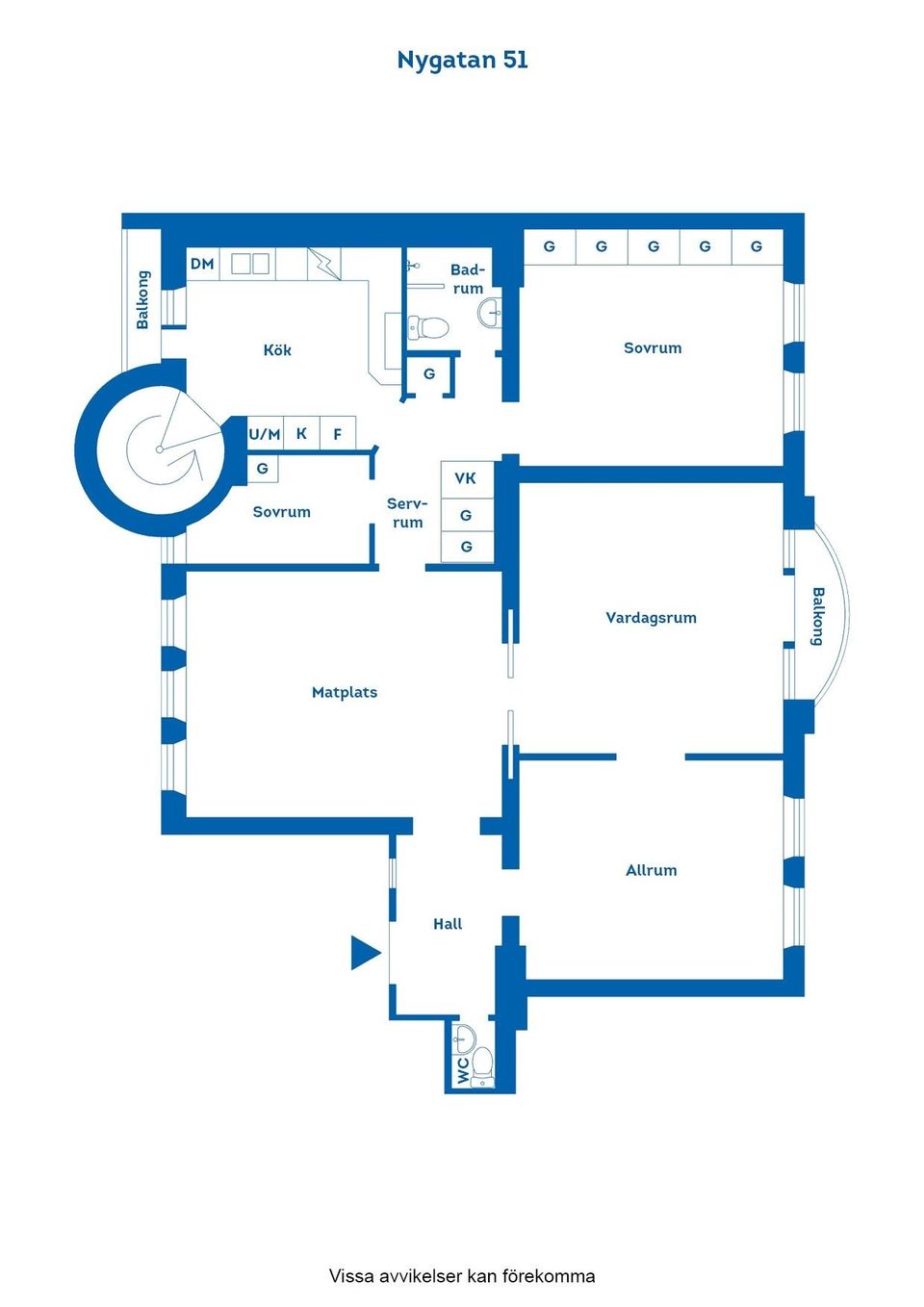 Bostadsrätt, Nygatan 51, Centralt, Norrköping