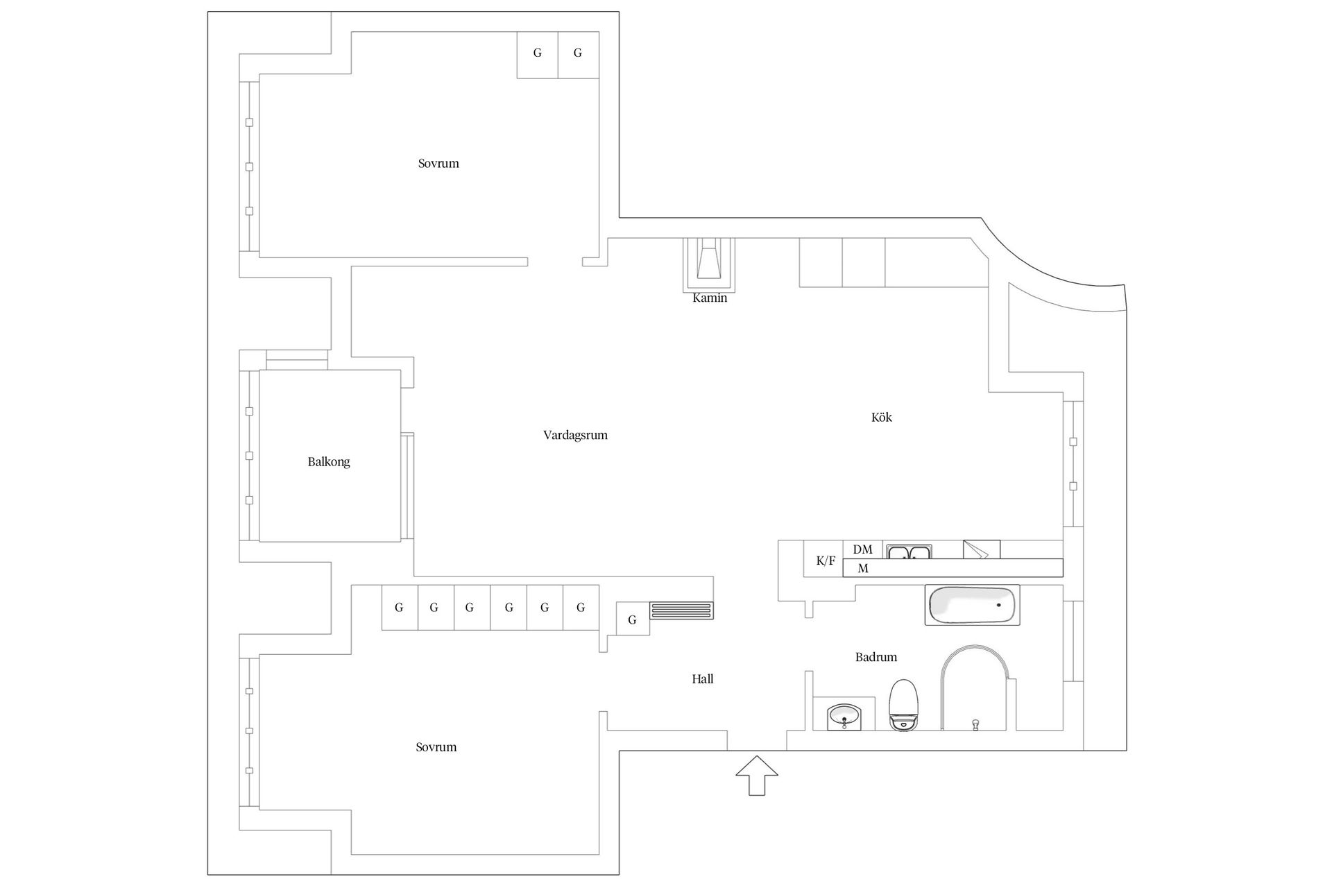 Bostadsrätt, Tågagatan 31A, Tågaborg, Helsingborg
