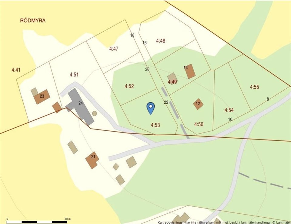 Tomt, Sjönära hörntomt, Yckelsbo, Ljusdal