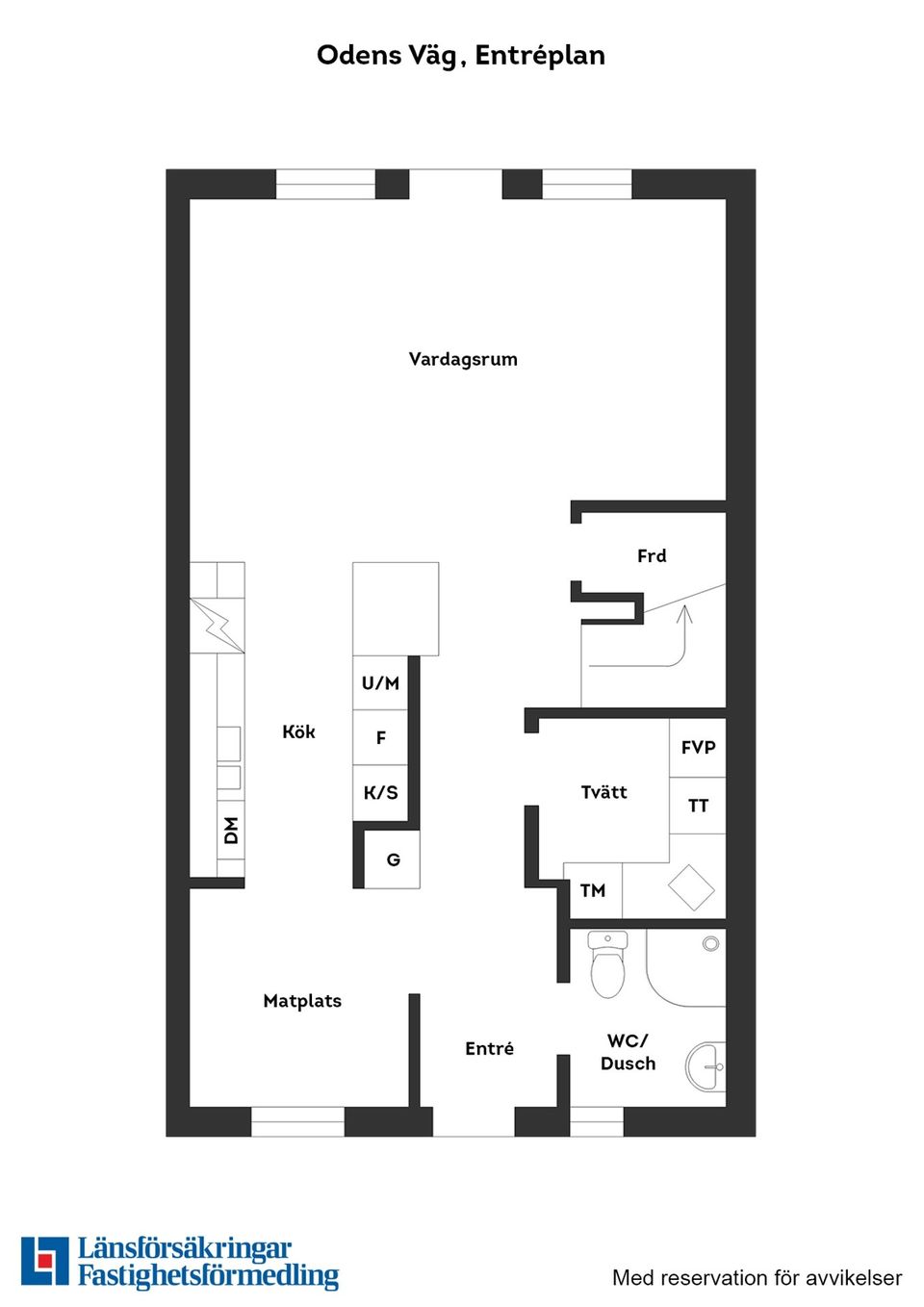 Bostadsrätt, Radhus, Odens Väg 32A, Allarp, Laholm