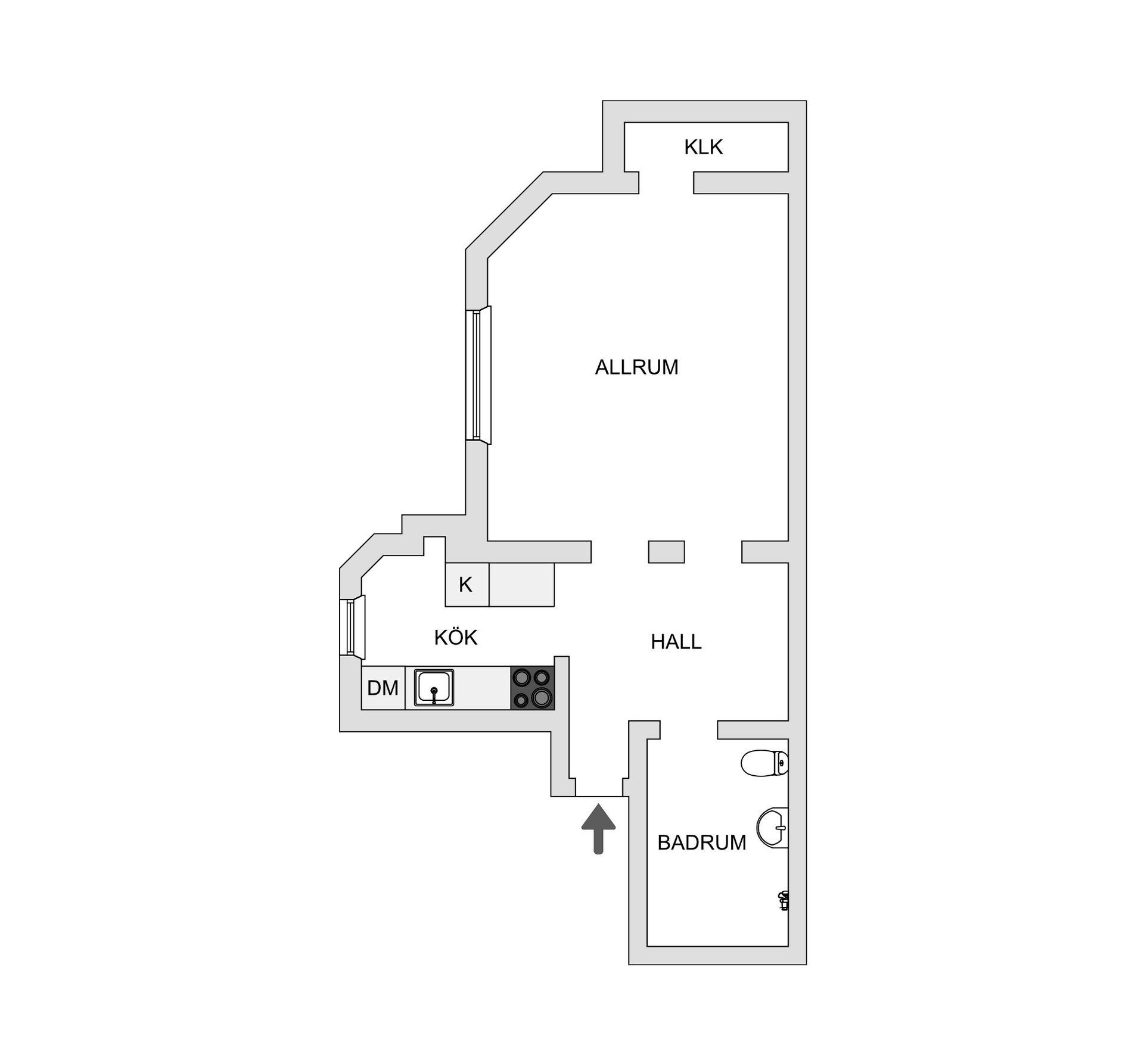 Bostadsrätt, Hökens gata 7B, Södermalm - Mosebacke, Stockholm