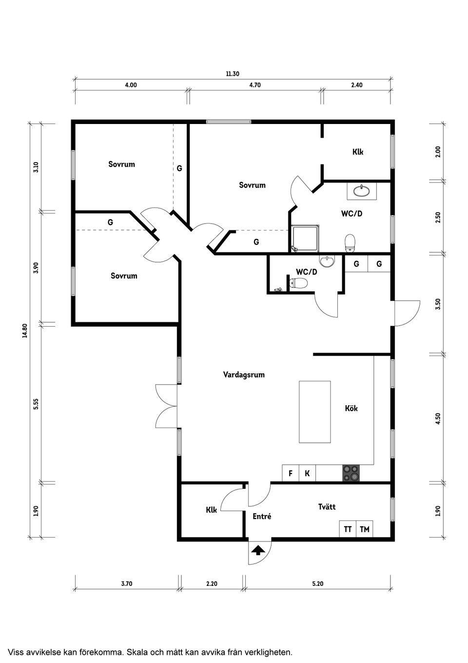 Villa, Apelrödsvägen 4, Onsala, Kungsbacka