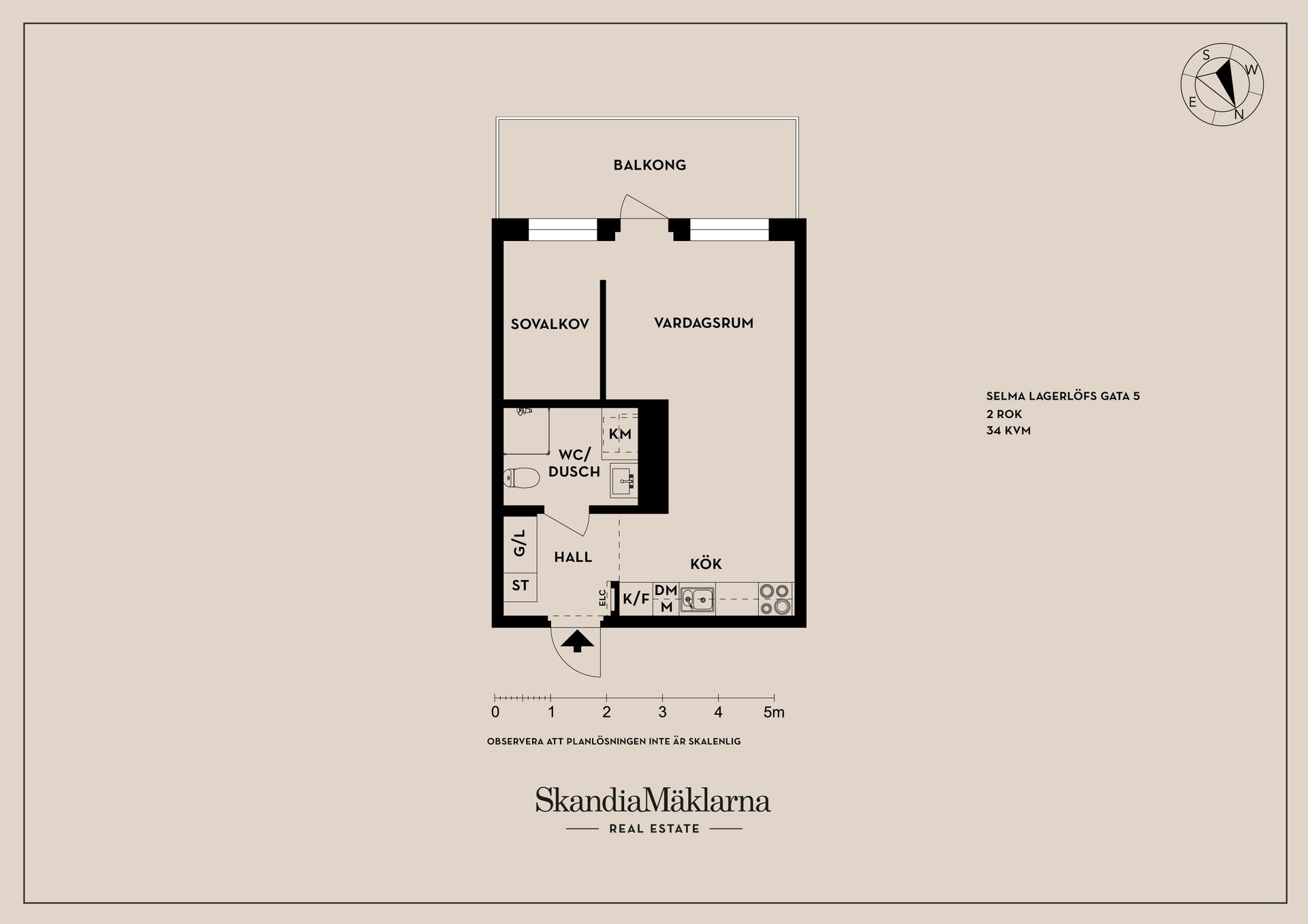 Bostadsrätt, Selma Lagerlöfs gata 5, Centralt, Kungälv