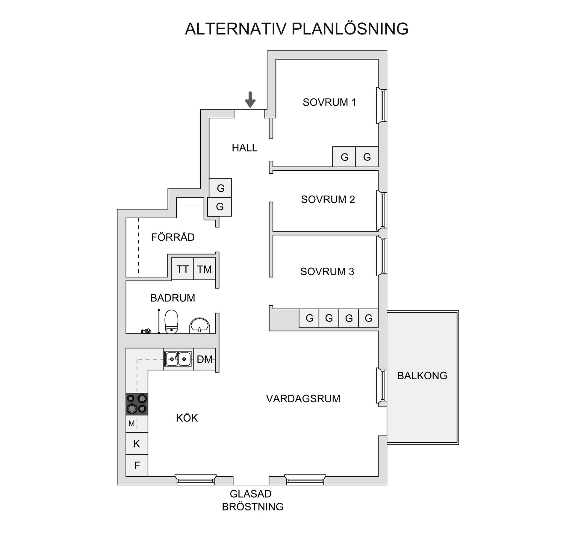 Bostadsrätt, Ålgrytevägen 31, Bredäng - Mälarhöjden, Stockholm