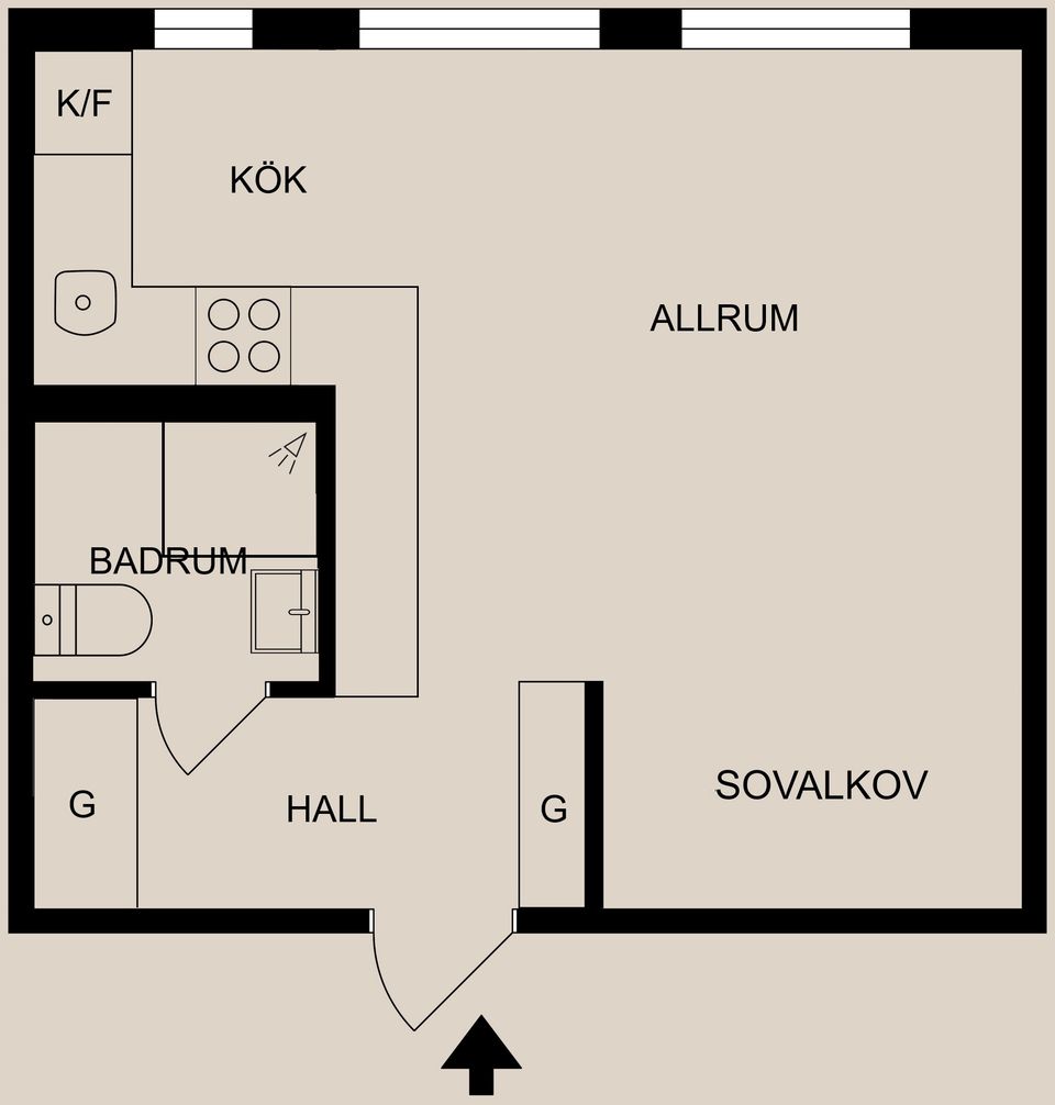 Bostadsrätt, De Geersgatan 105, Eneby, Norrköping