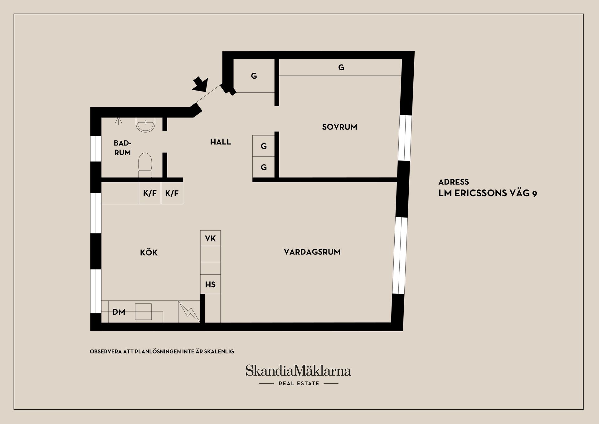 Bostadsrätt, LM Ericssons väg 9, Midsommarkransen/Telefonplan, Stockholm