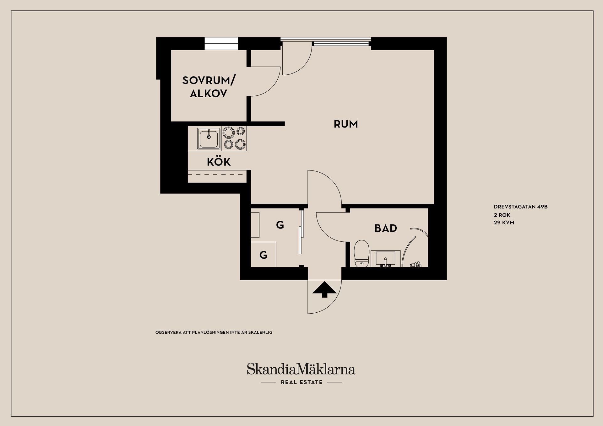 Bostadsrätt, Drevstagatan 49B, Kristinehamn