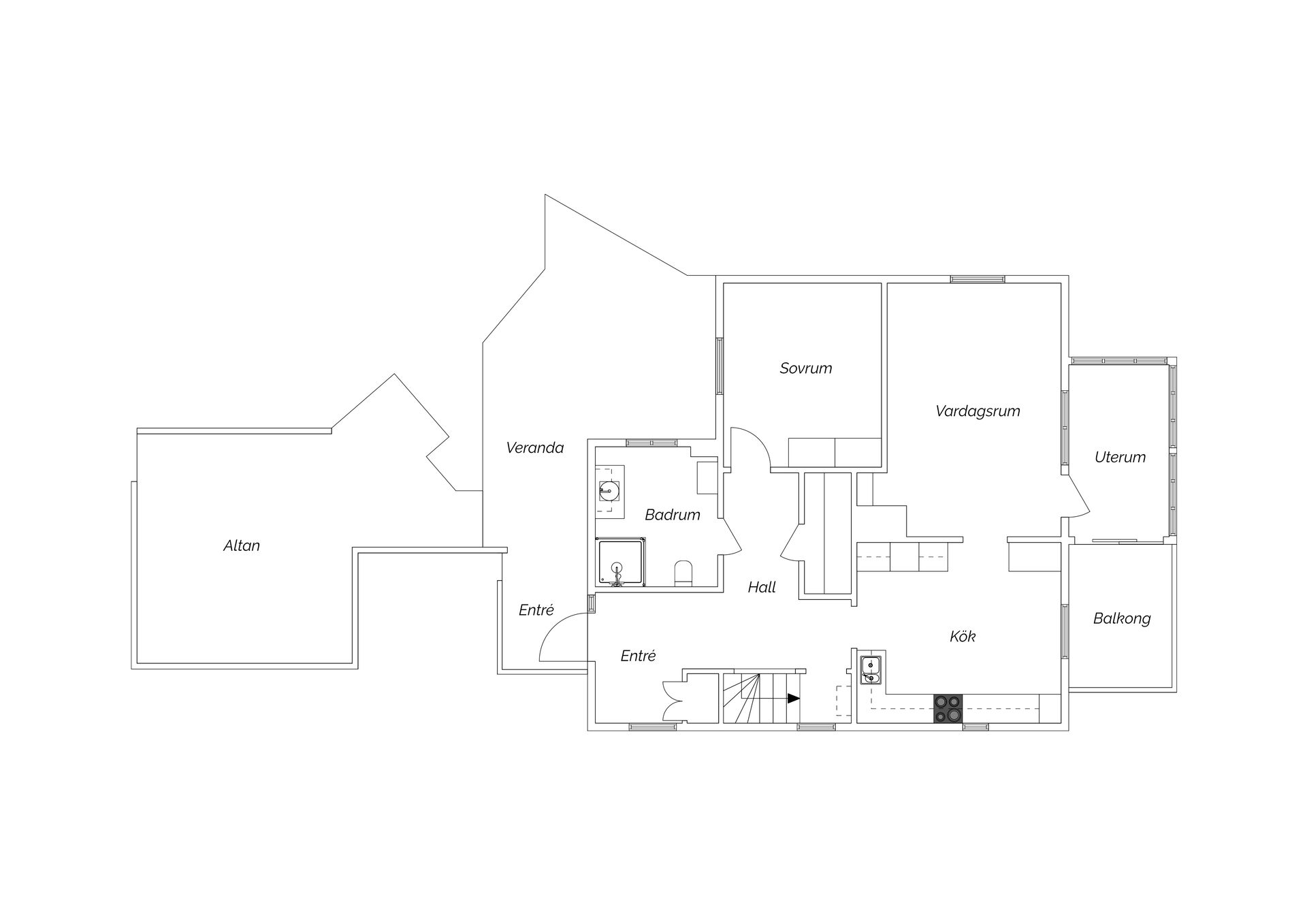 Villa, Aktervägen 5, Sundsvall