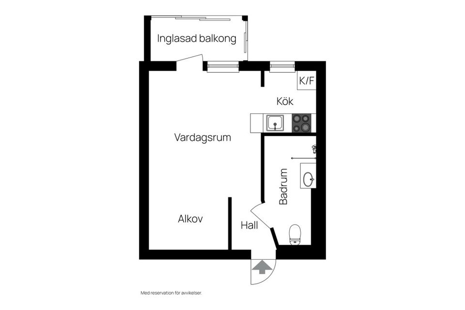 Bostadsrätt, Södra Långgatan 21B, Centralt, Oskarshamn