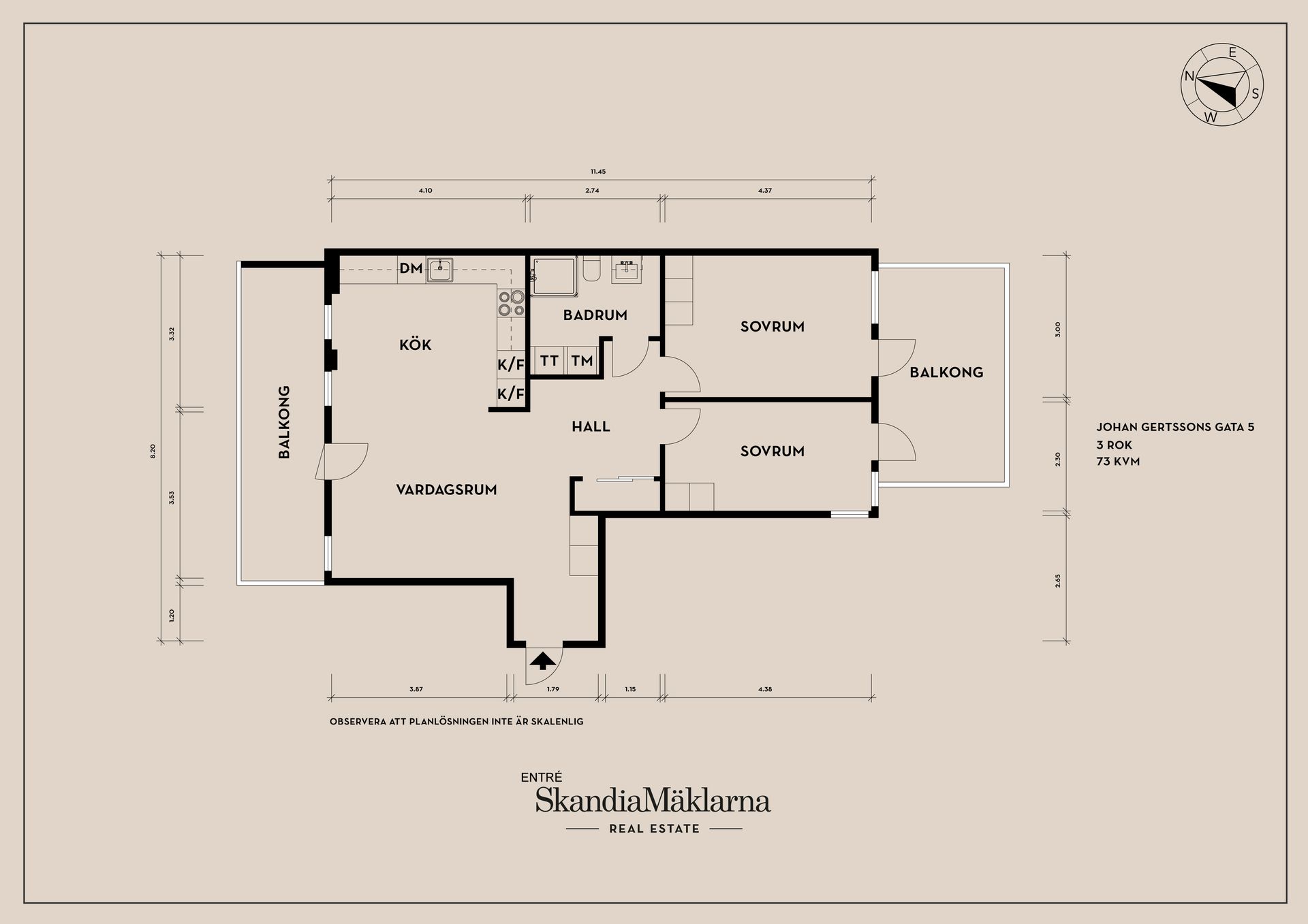 Bostadsrätt, Johan Gertssons gata 5, Gamlestaden, Göteborg