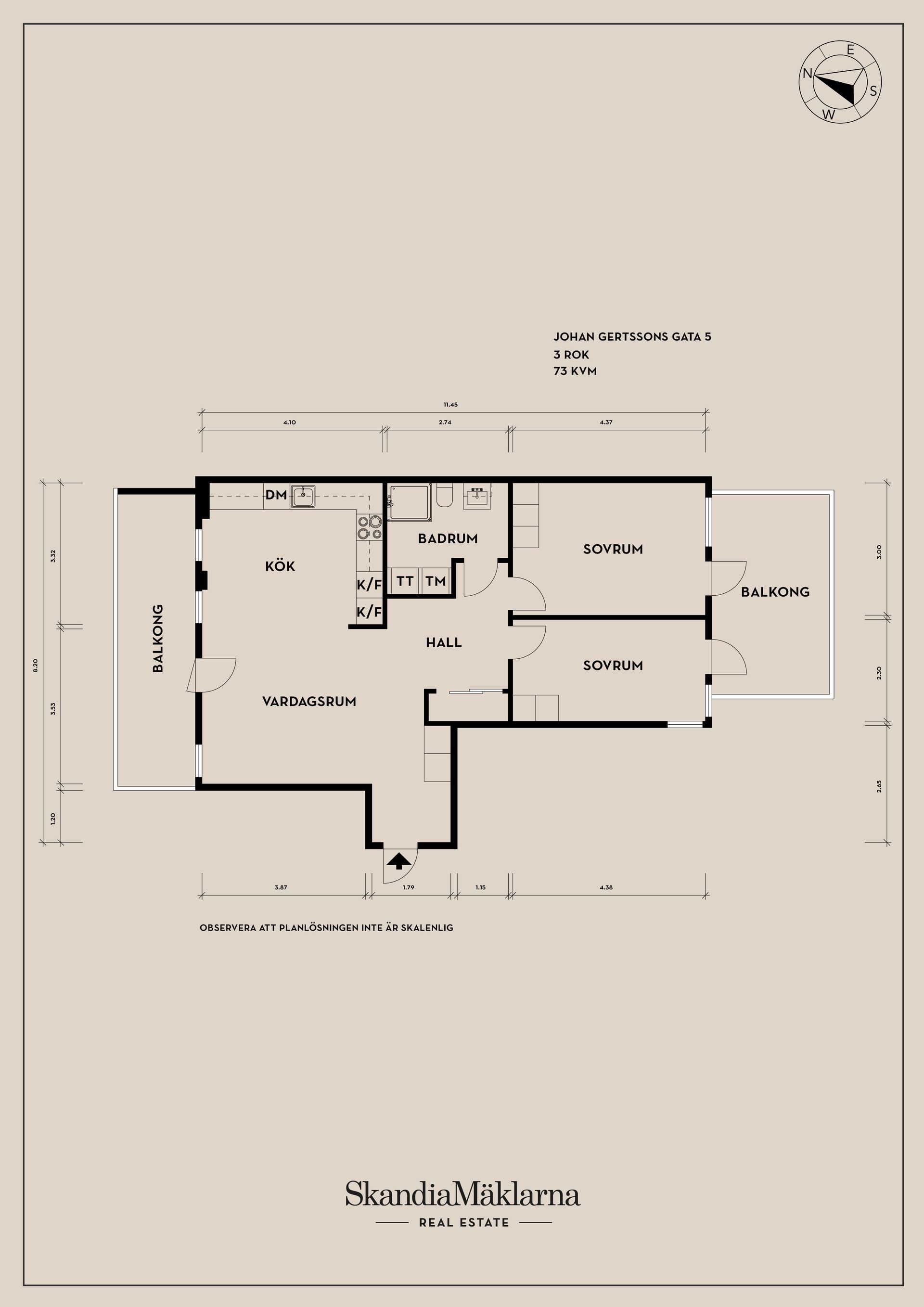Bostadsrätt, Johan Gertssons gata 5, Gamlestaden, Göteborg