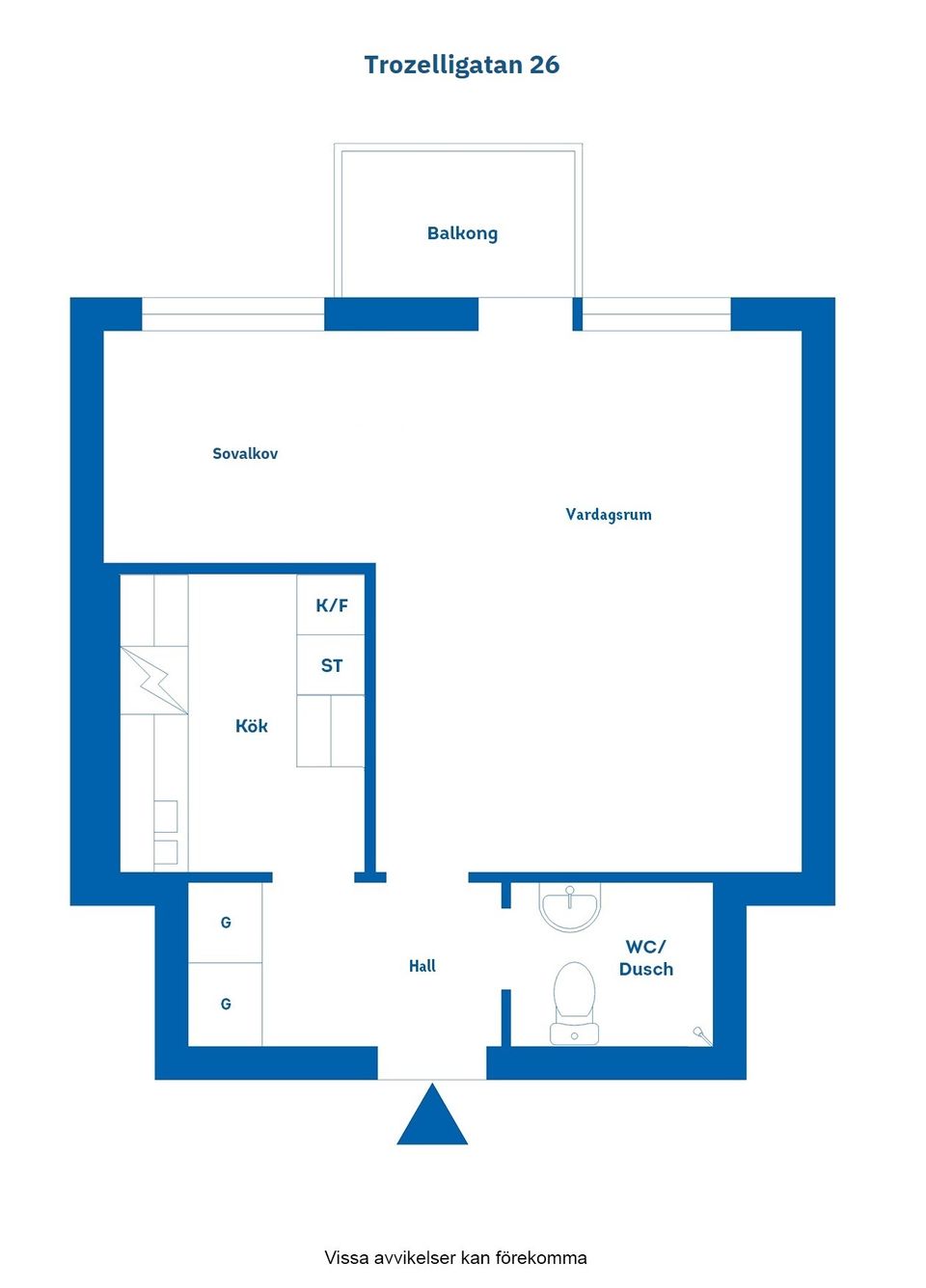 Bostadsrätt, Trozelligatan 26, Söder, Norrköping