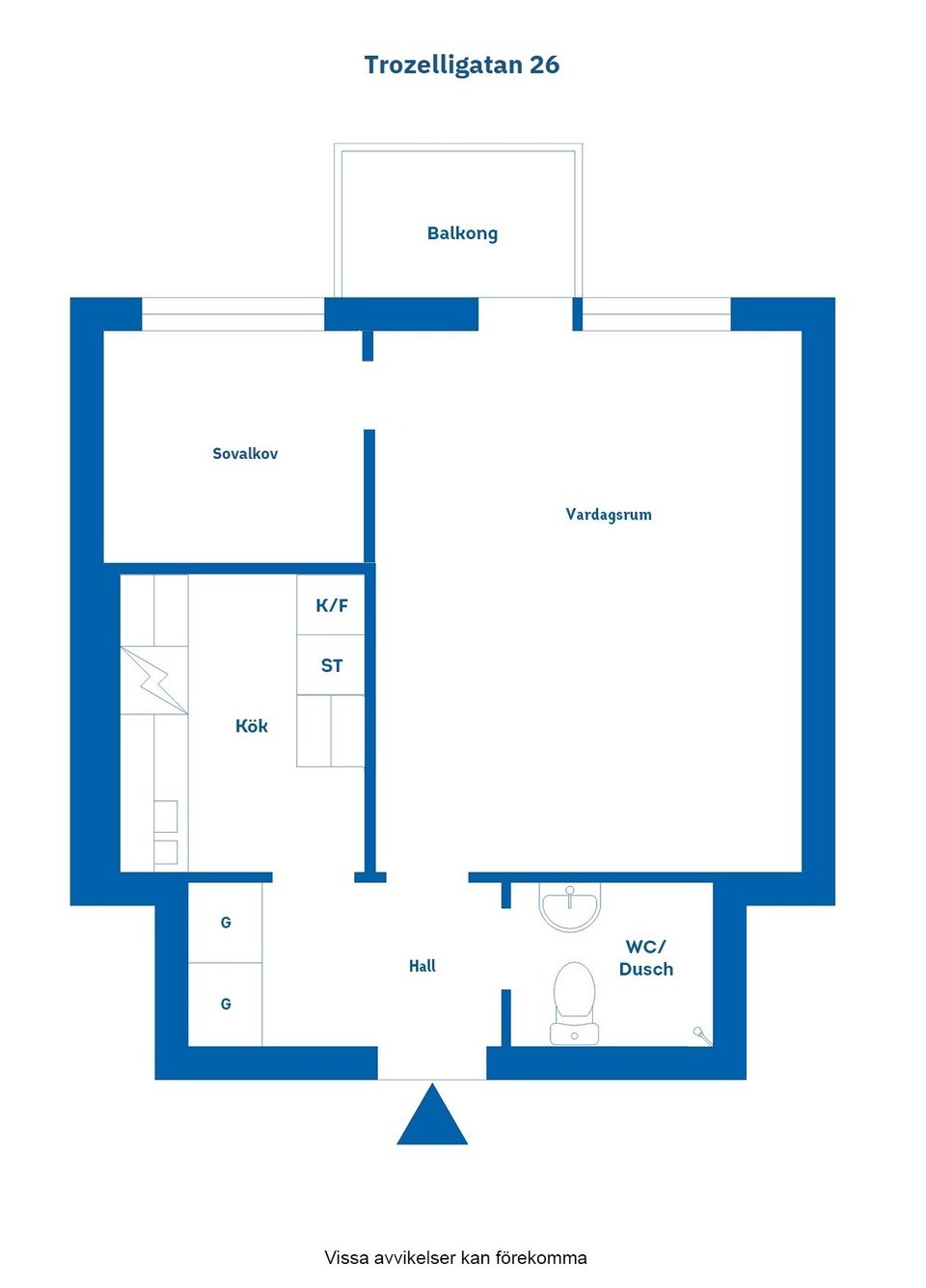 Bostadsrätt, Trozelligatan 26, Söder, Norrköping