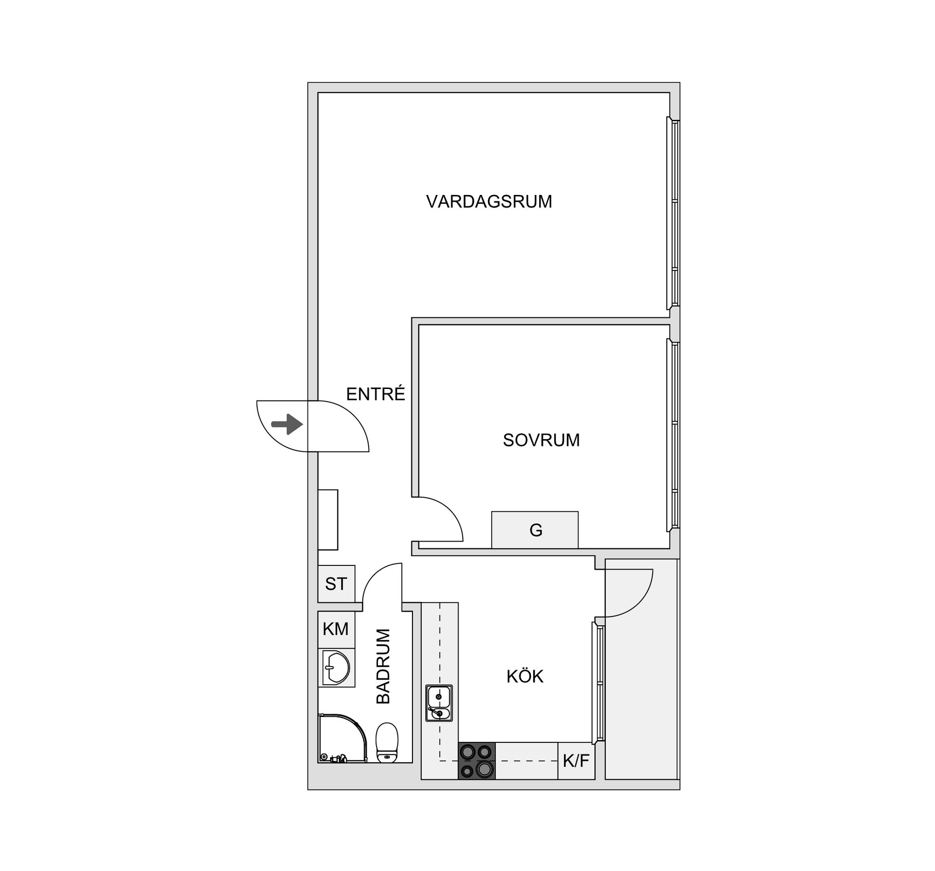 Bostadsrätt, Hemmansvägen 17, Centralt Öster, Halmstad