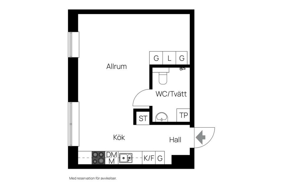 Bostadsrätt, Lilla Drottninggatan 6, Centrum, Varberg