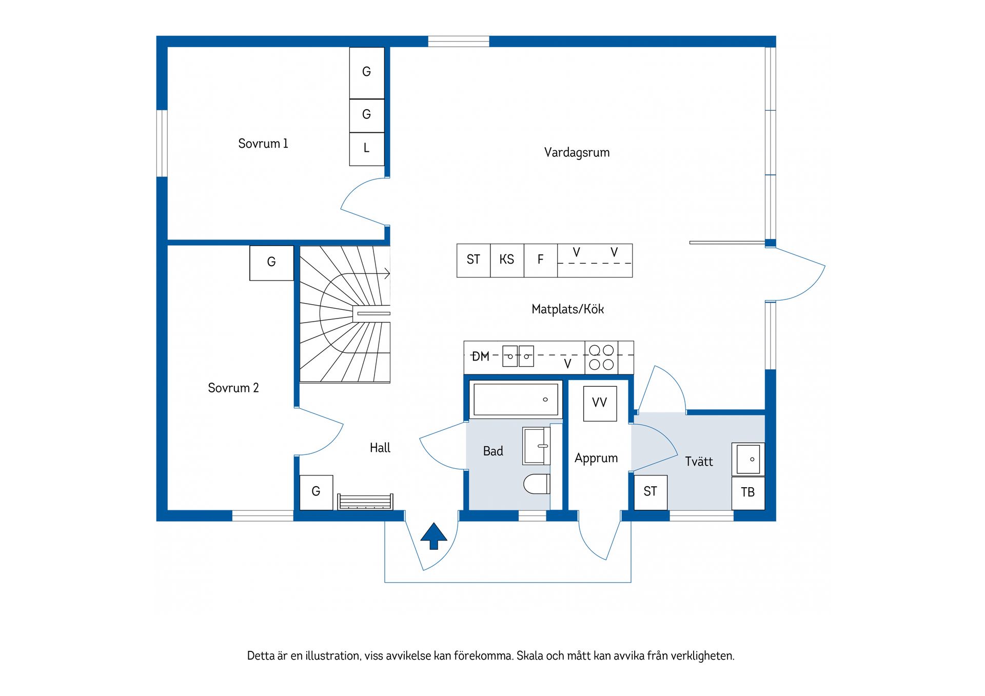 Villa, Tuna 116, Ljustorp, Timrå