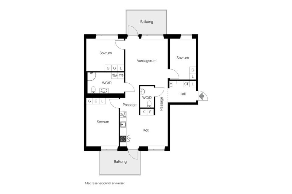 Bostadsrätt, Femstenavägen 9, Upplands-Bro