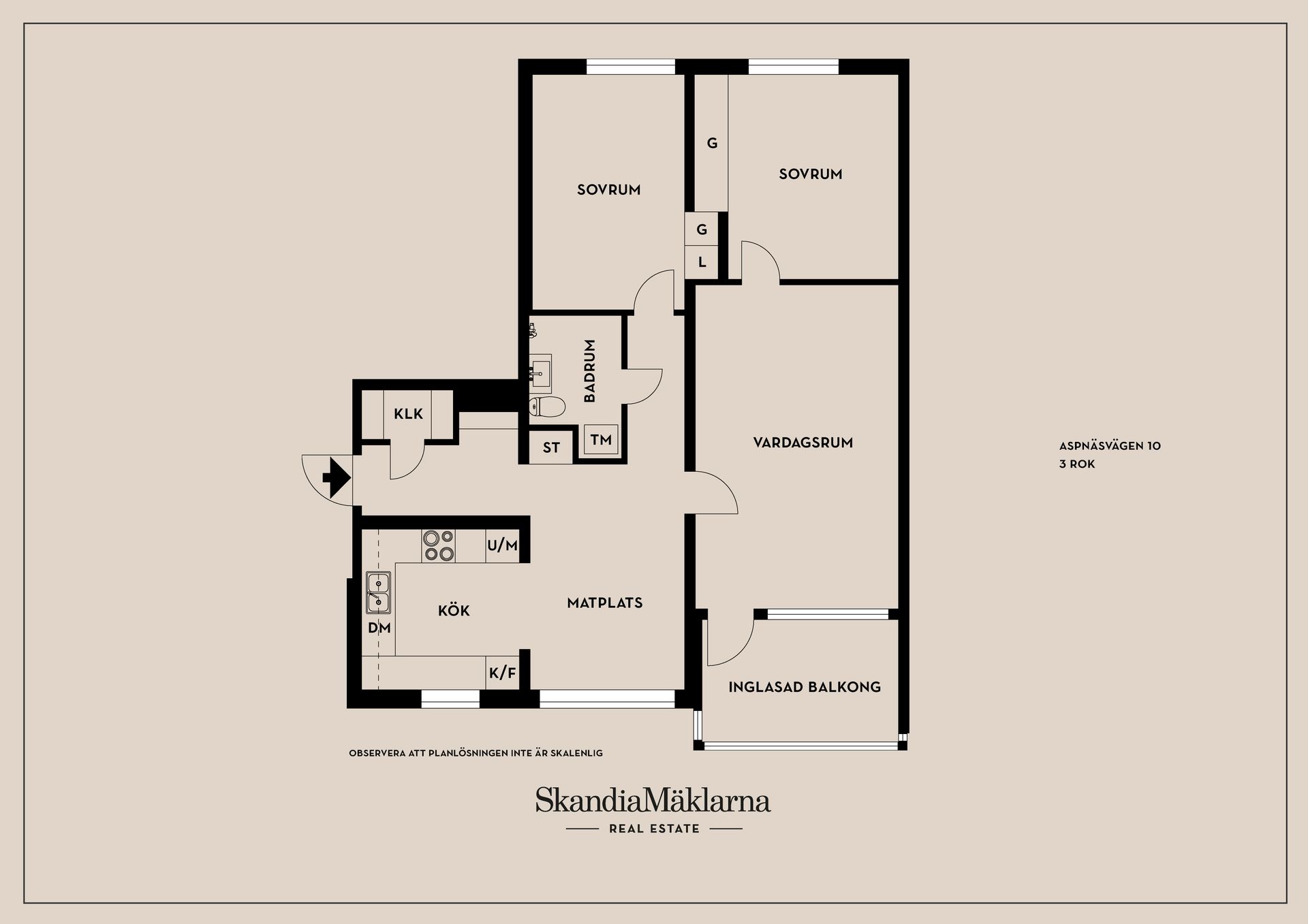 Bostadsrätt, Aspnäsvägen 10, Jakobsberg, Järfälla