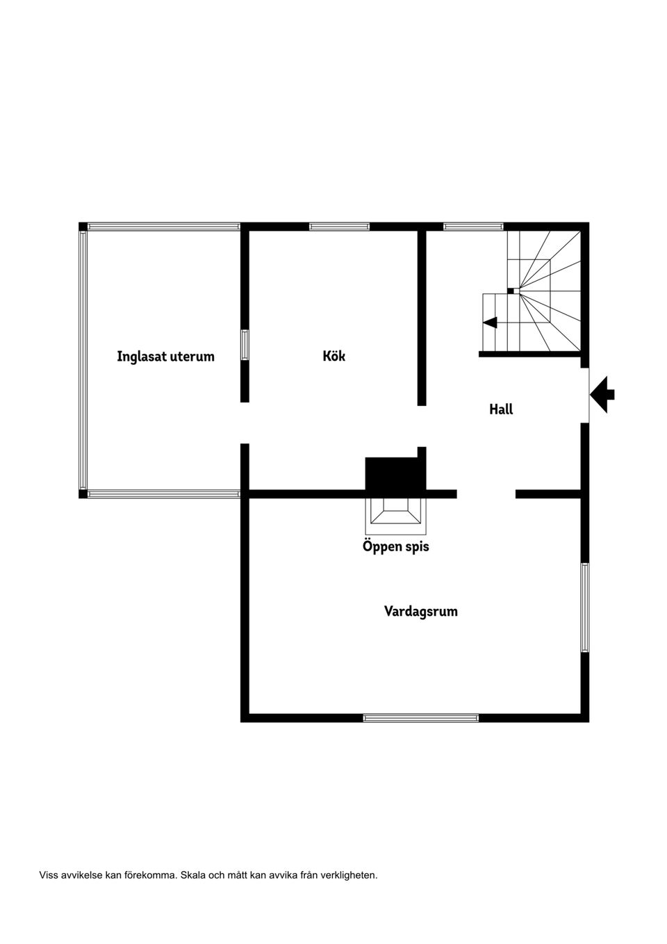 Villa, Västra Bangatan 36, Via, Kumla