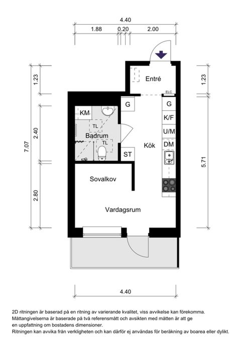 Bostadsrätt, Sollentunavägen 132A, Sollentuna Centrum, Sollentuna