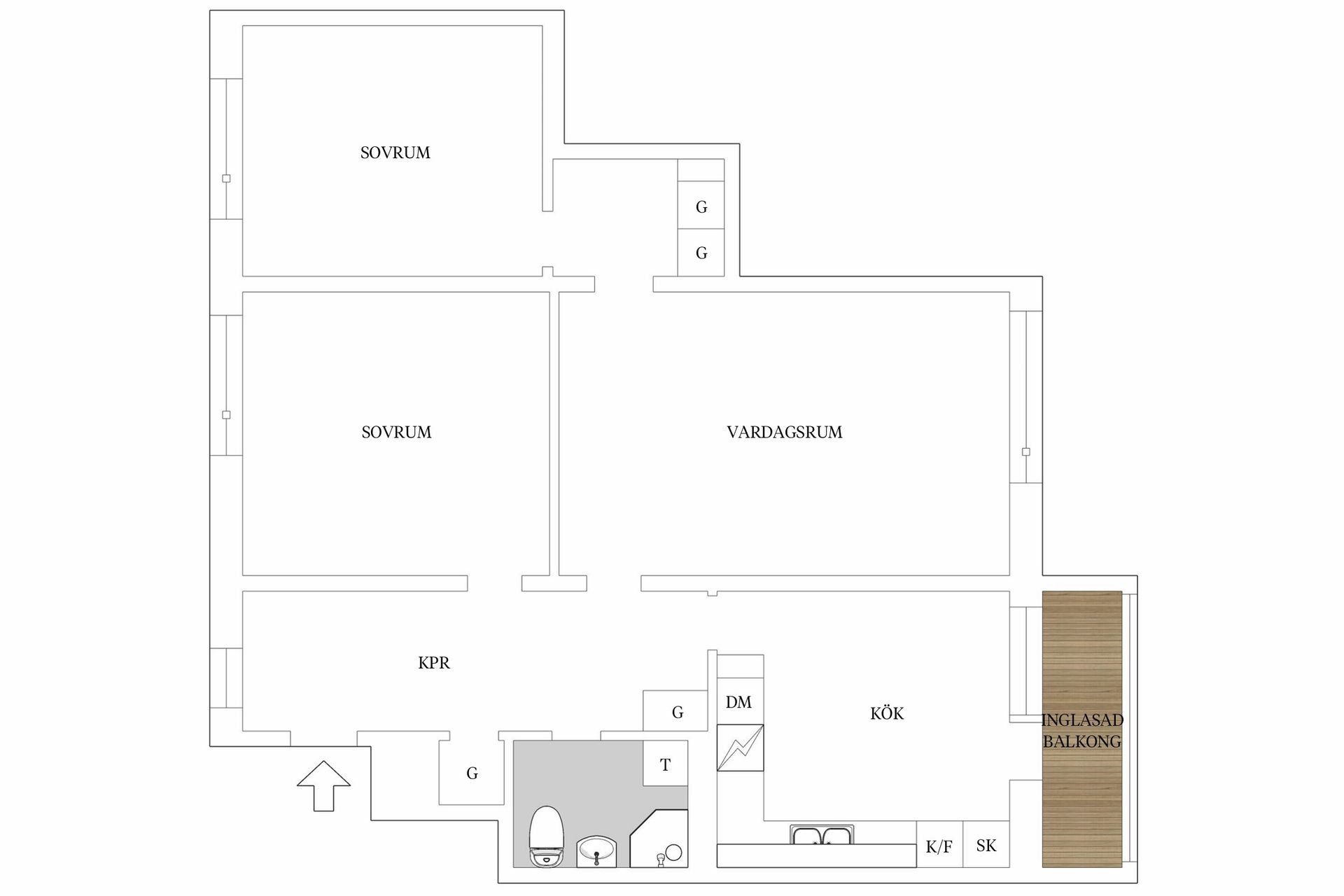 Bostadsrätt, Ryttmästaregatan 13C, Ringstorps Sommarstad, Helsingborg