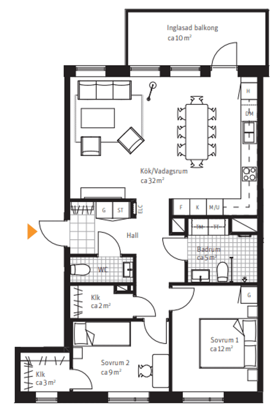 Bostadsrätt, Stensundsvägen 8B -1211, Tomtaklint, Trosa
