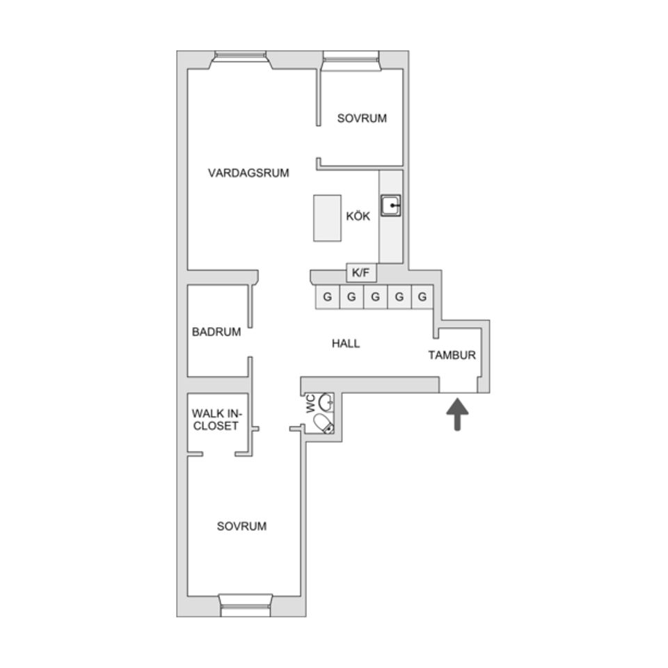 Bostadsrätt, Ringvägen 153, Södermalm - SoFo, Stockholm