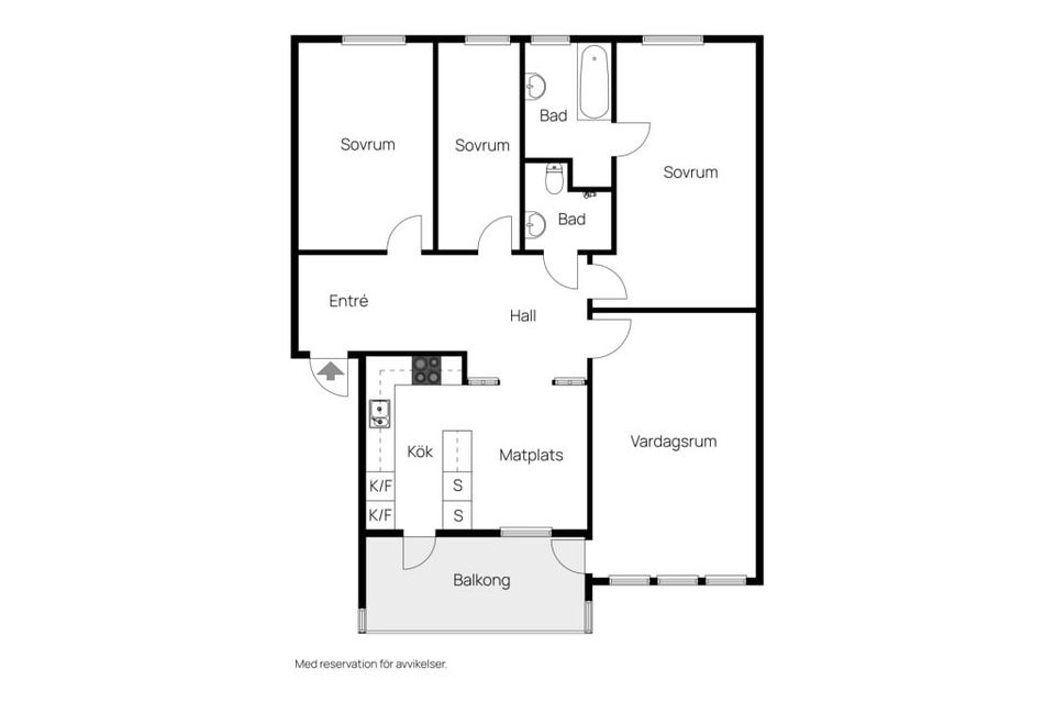 Bostadsrätt, Volontärsgatan 4a, Västra Berga, Helsingborg